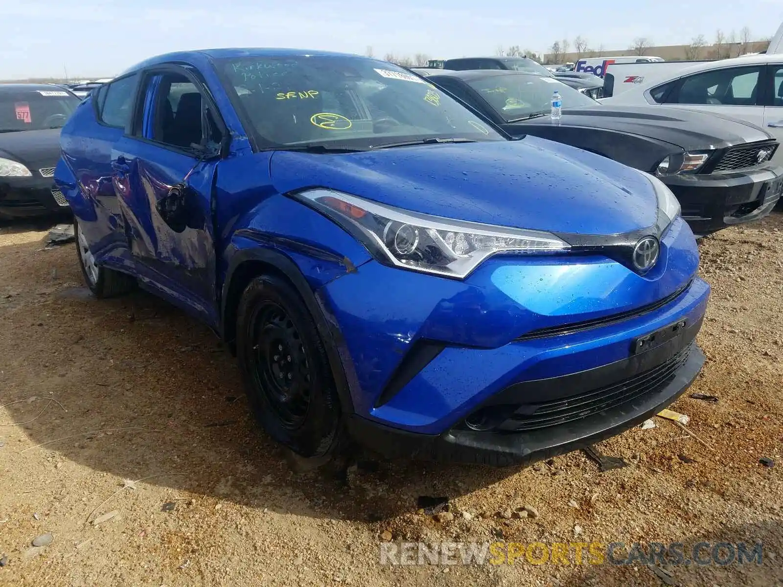 1 Photograph of a damaged car JTNKHMBX5K1050162 TOYOTA C-HR 2019