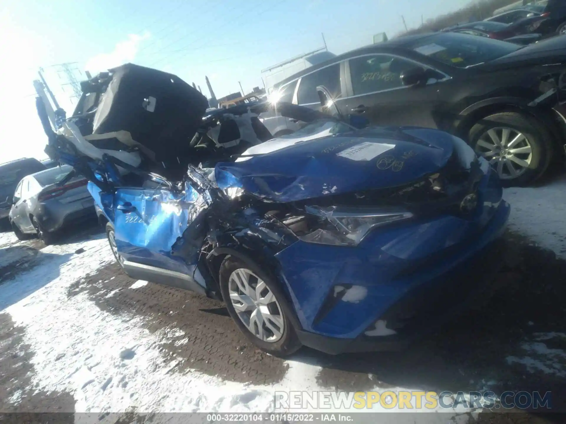 1 Photograph of a damaged car JTNKHMBX5K1051134 TOYOTA C-HR 2019