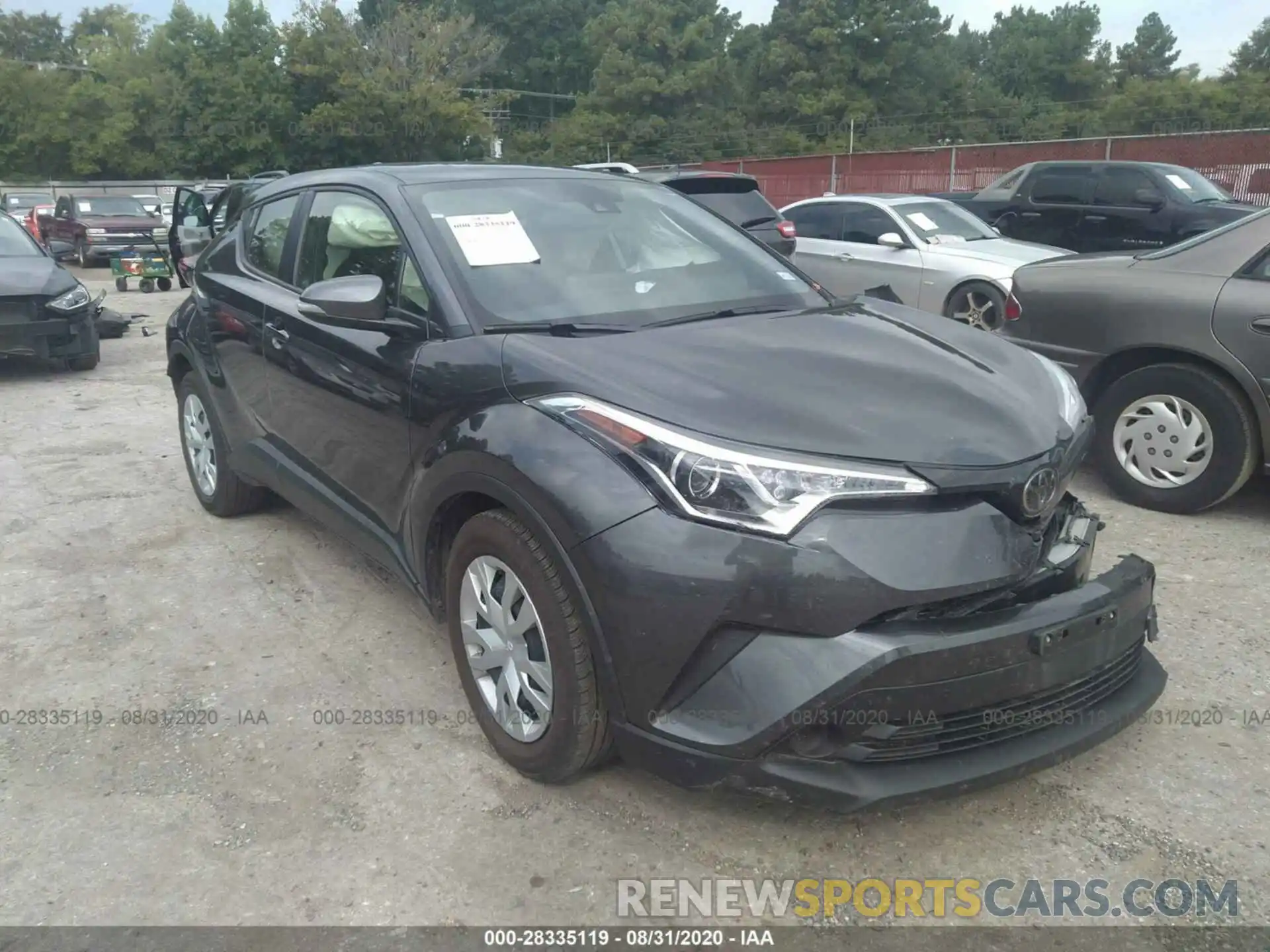 1 Photograph of a damaged car JTNKHMBX5K1052719 TOYOTA C-HR 2019