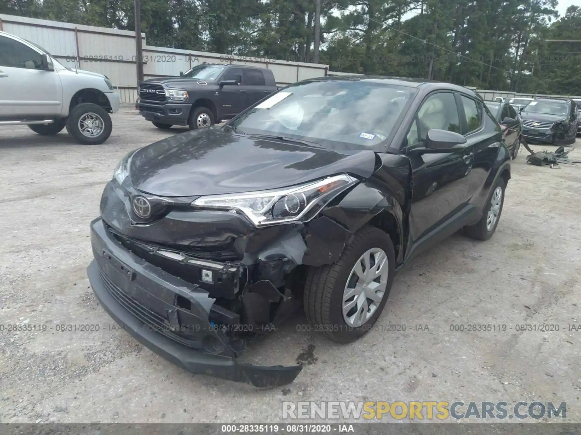 2 Photograph of a damaged car JTNKHMBX5K1052719 TOYOTA C-HR 2019