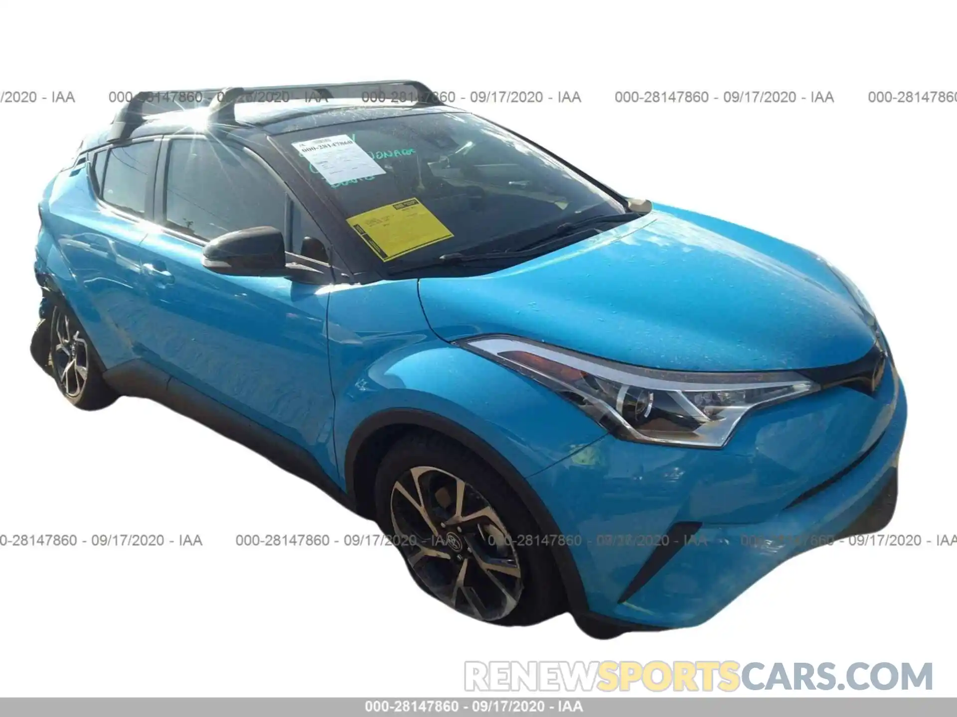 1 Photograph of a damaged car JTNKHMBX5K1052977 TOYOTA C-HR 2019