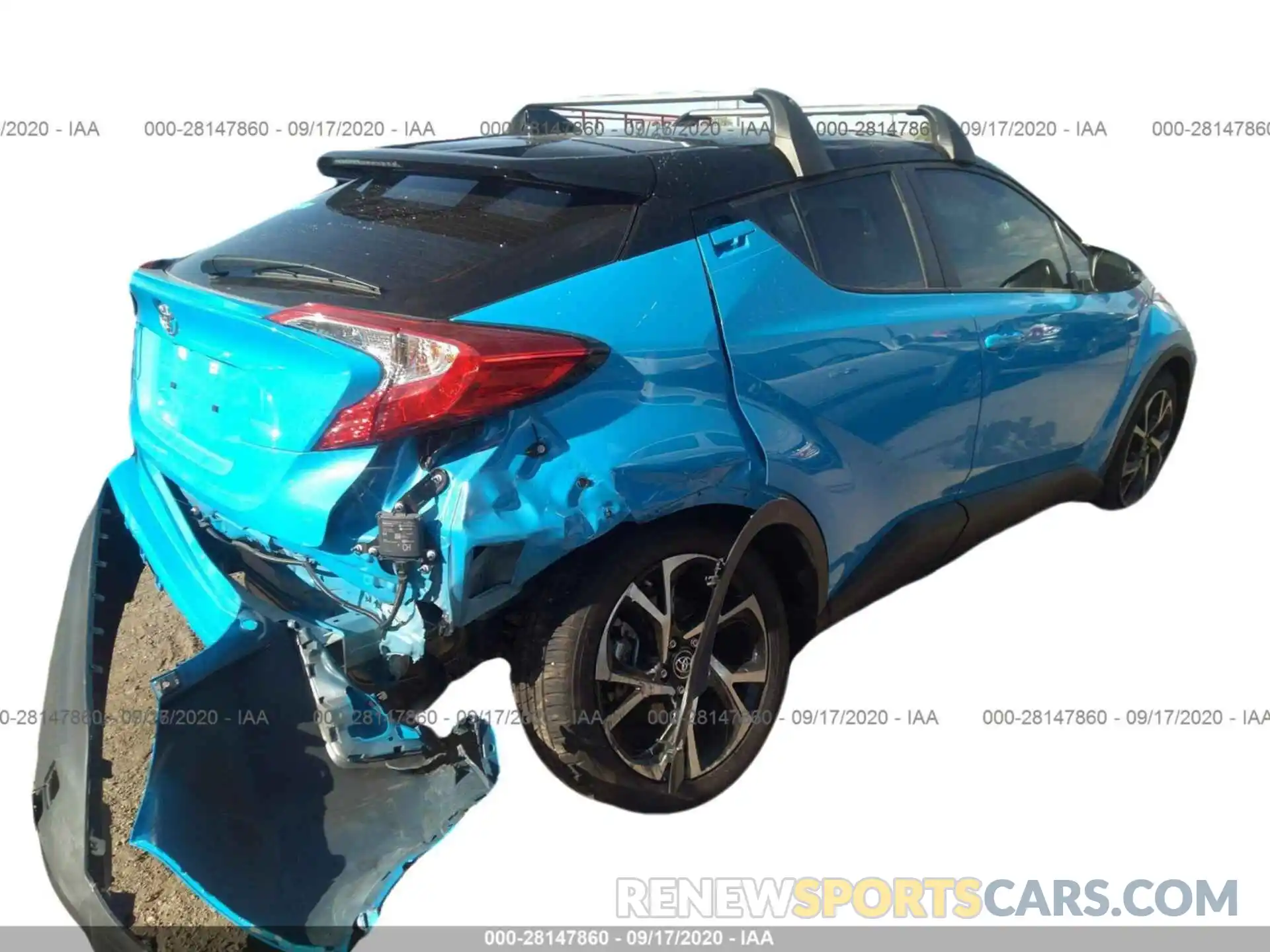 4 Фотография поврежденного автомобиля JTNKHMBX5K1052977 TOYOTA C-HR 2019