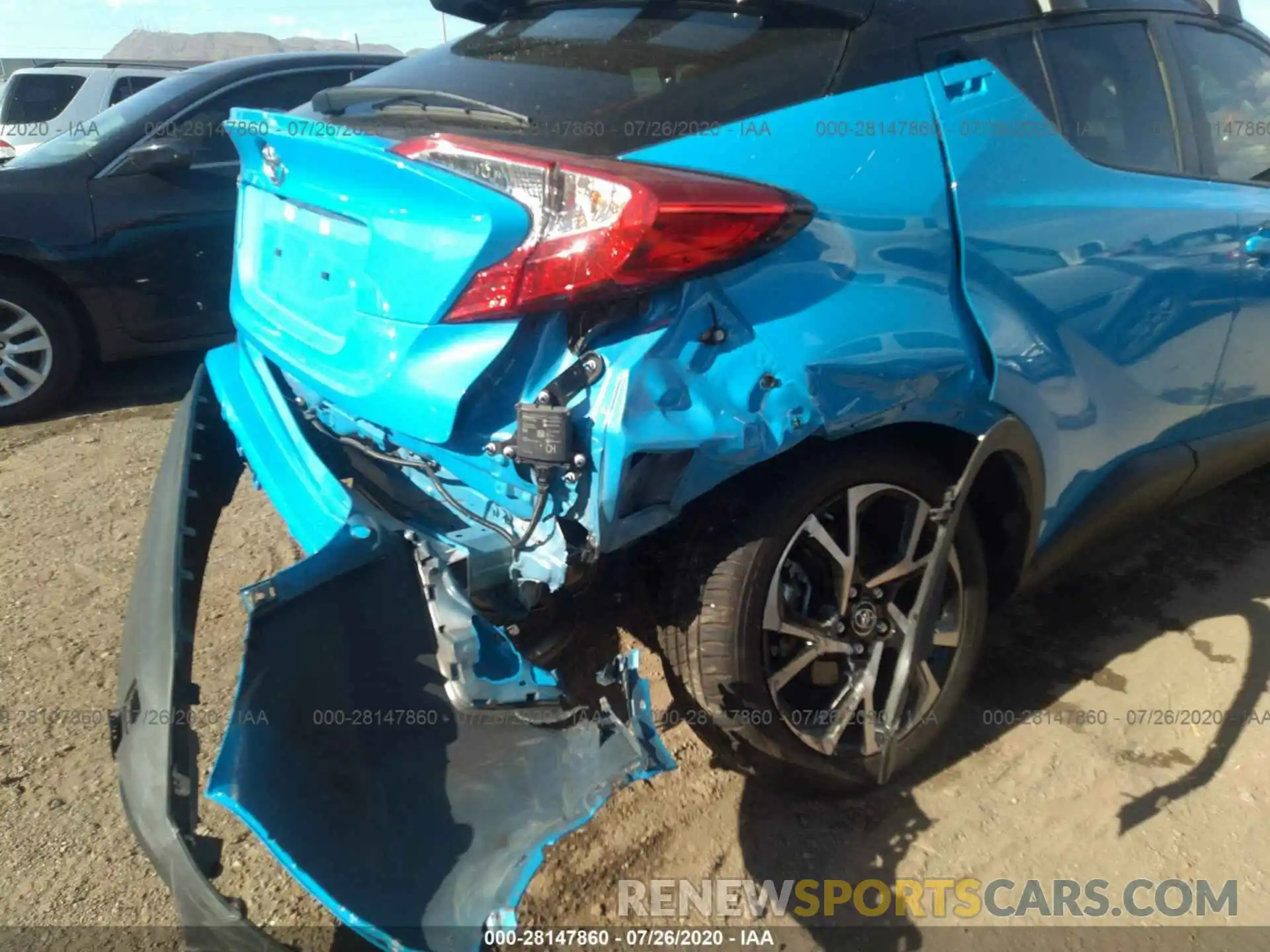 6 Photograph of a damaged car JTNKHMBX5K1052977 TOYOTA C-HR 2019