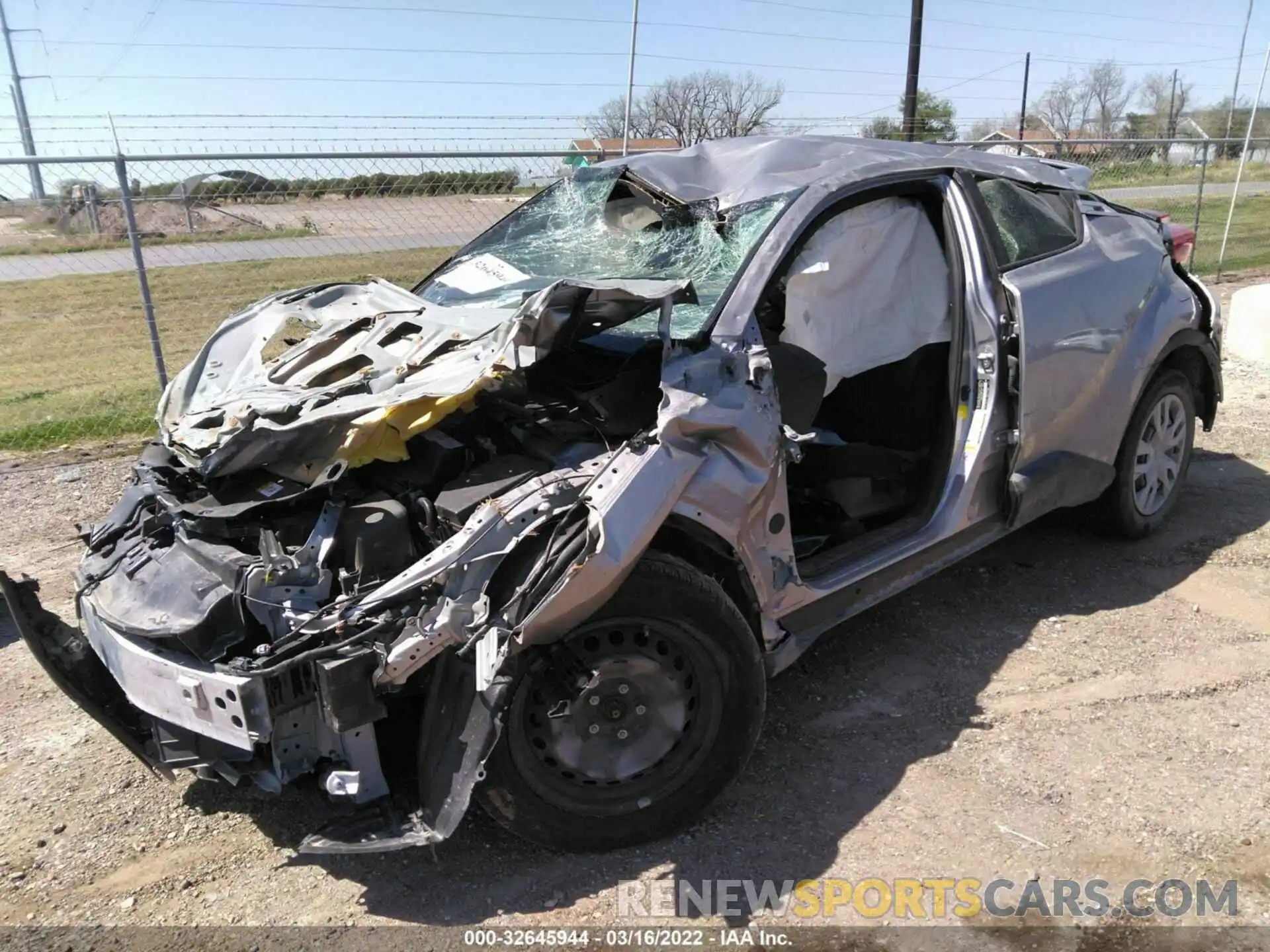 2 Photograph of a damaged car JTNKHMBX5K1053563 TOYOTA C-HR 2019