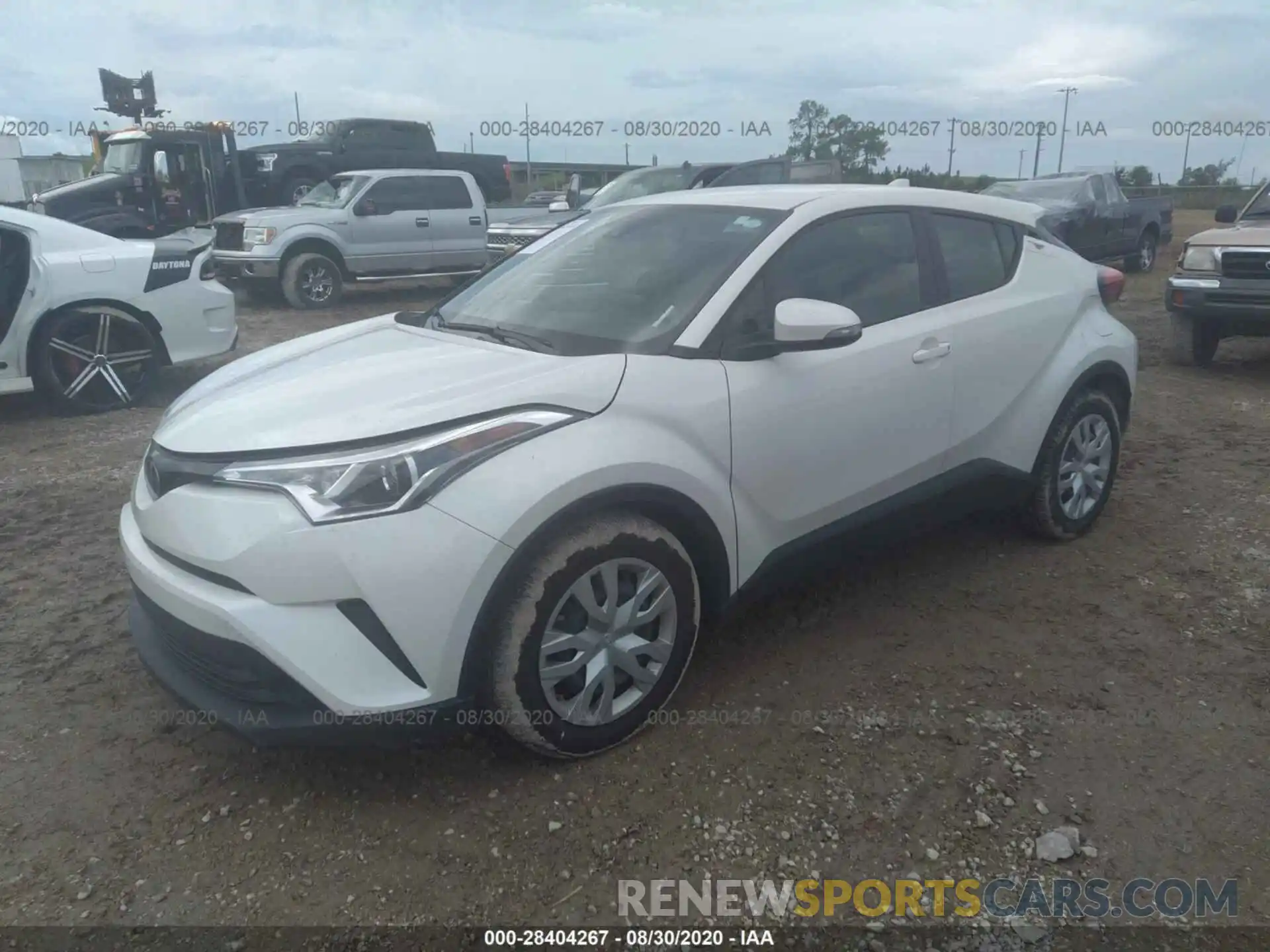 2 Photograph of a damaged car JTNKHMBX5K1054275 TOYOTA C-HR 2019