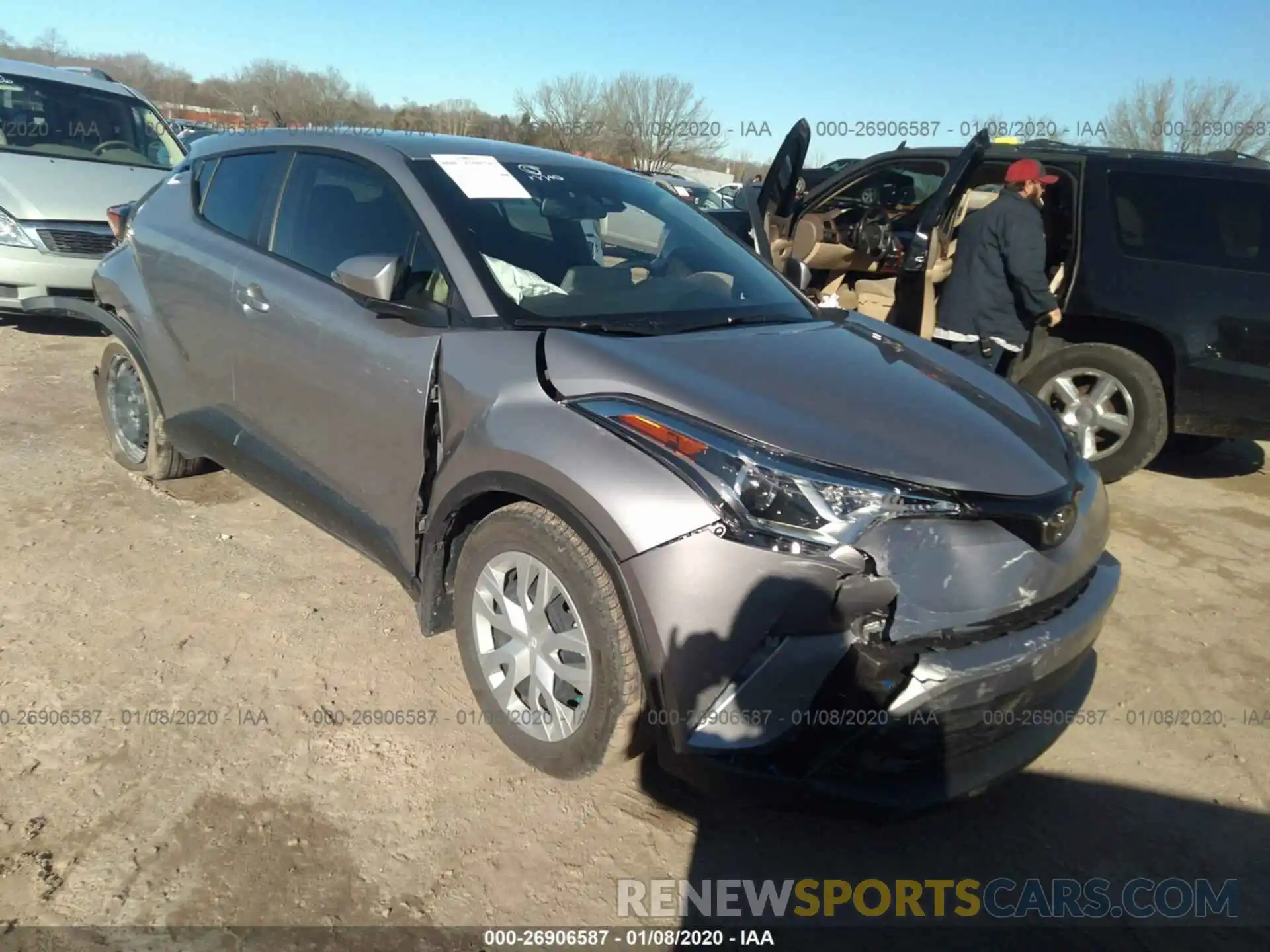 1 Photograph of a damaged car JTNKHMBX5K1055071 TOYOTA C-HR 2019