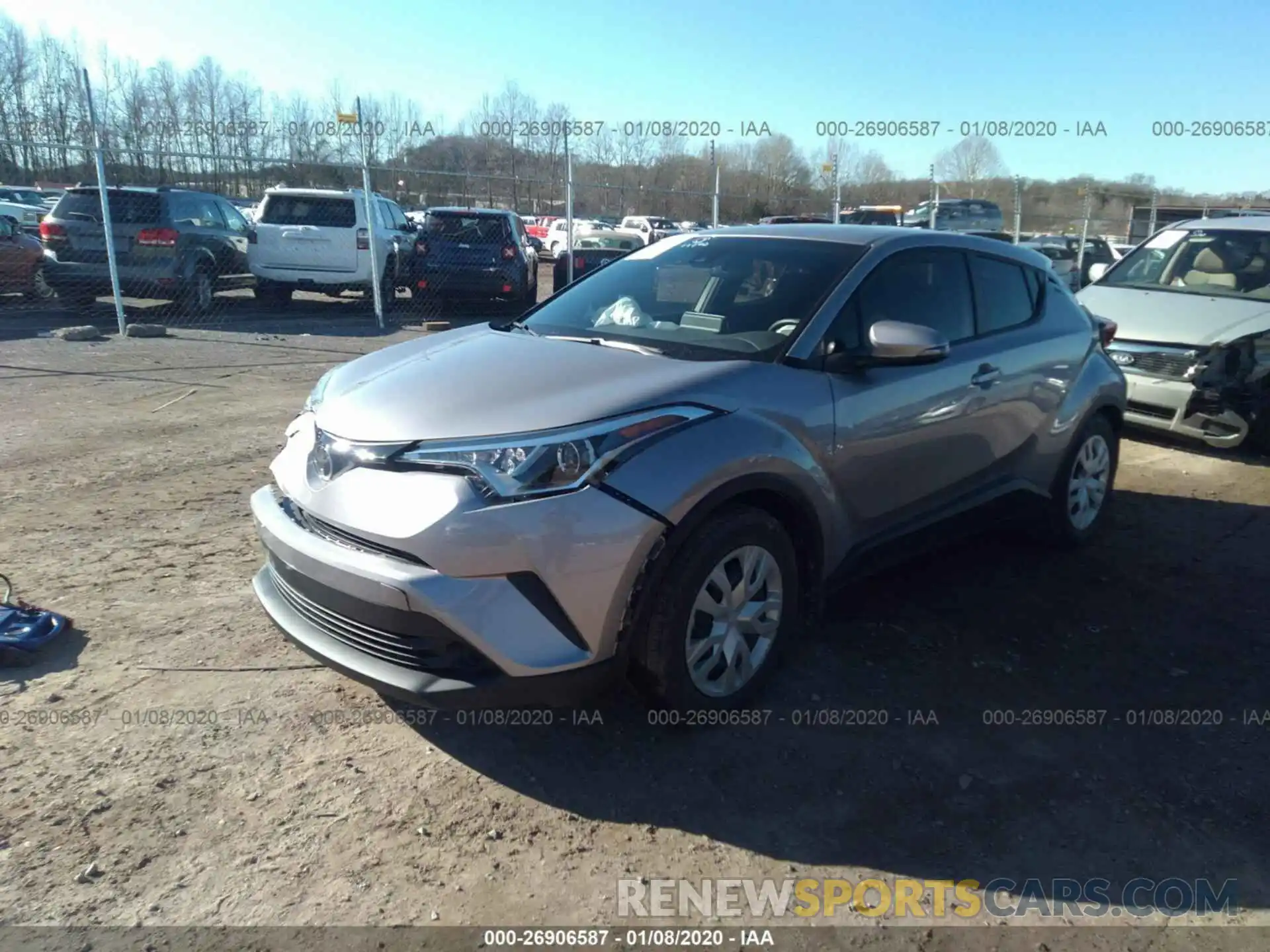 2 Photograph of a damaged car JTNKHMBX5K1055071 TOYOTA C-HR 2019