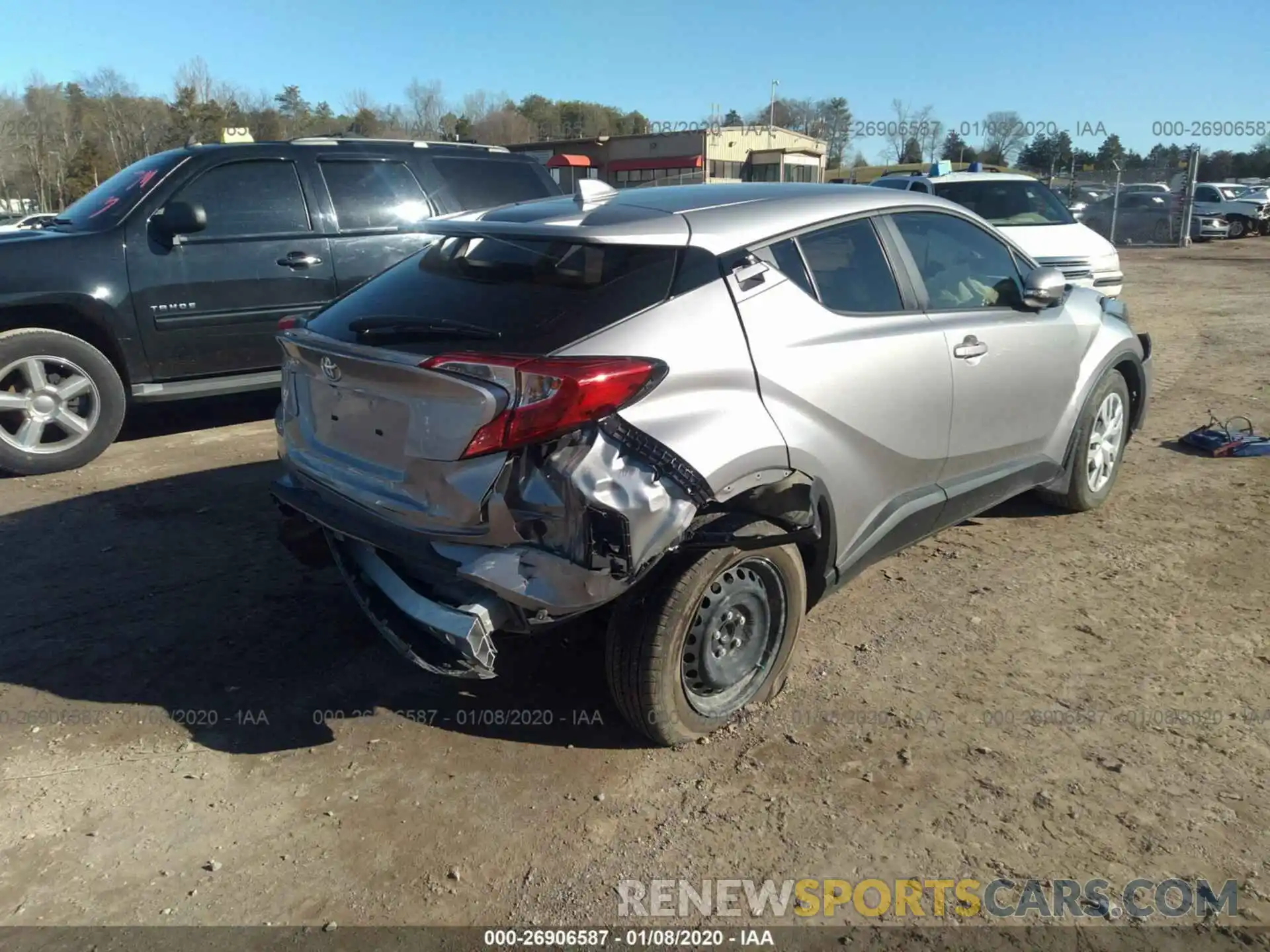 4 Photograph of a damaged car JTNKHMBX5K1055071 TOYOTA C-HR 2019