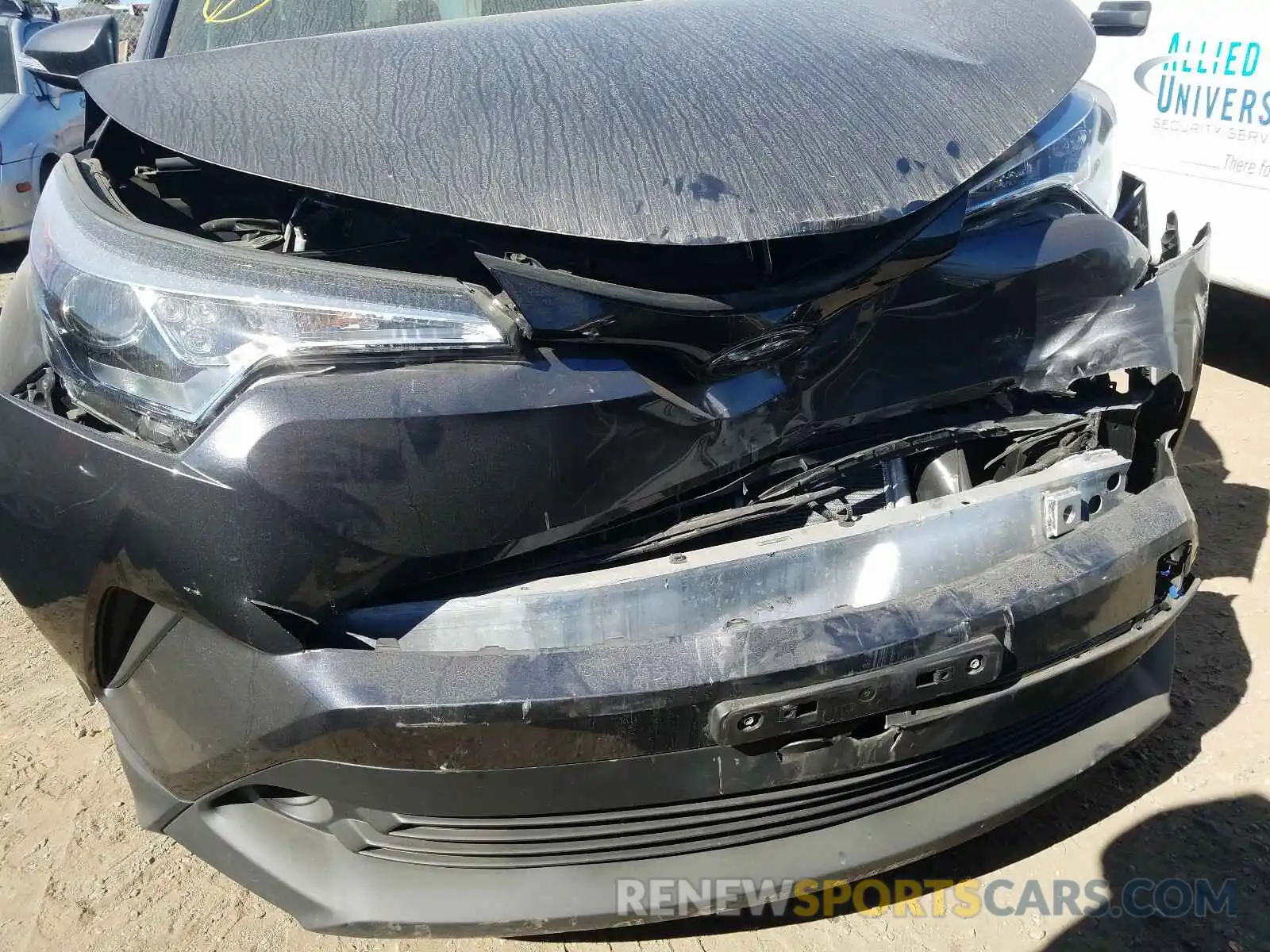 9 Photograph of a damaged car JTNKHMBX5K1055328 TOYOTA C-HR 2019