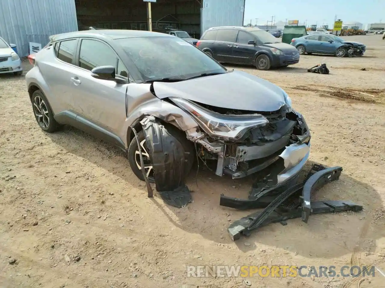 1 Photograph of a damaged car JTNKHMBX5K1055409 TOYOTA C-HR 2019