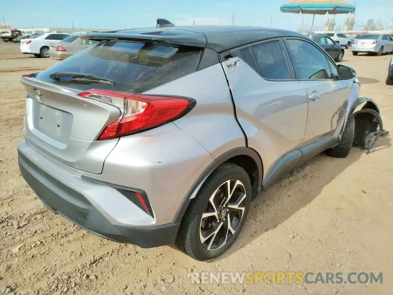 4 Photograph of a damaged car JTNKHMBX5K1055409 TOYOTA C-HR 2019