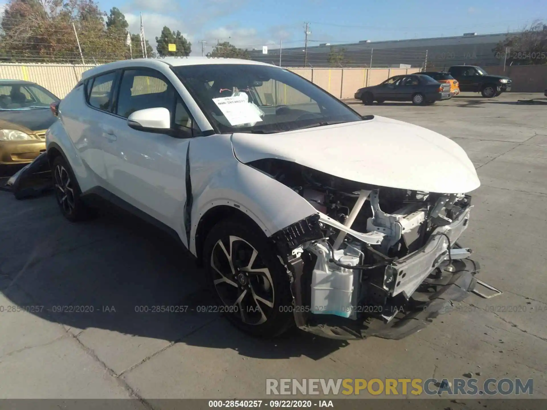 1 Photograph of a damaged car JTNKHMBX5K1055569 TOYOTA C-HR 2019