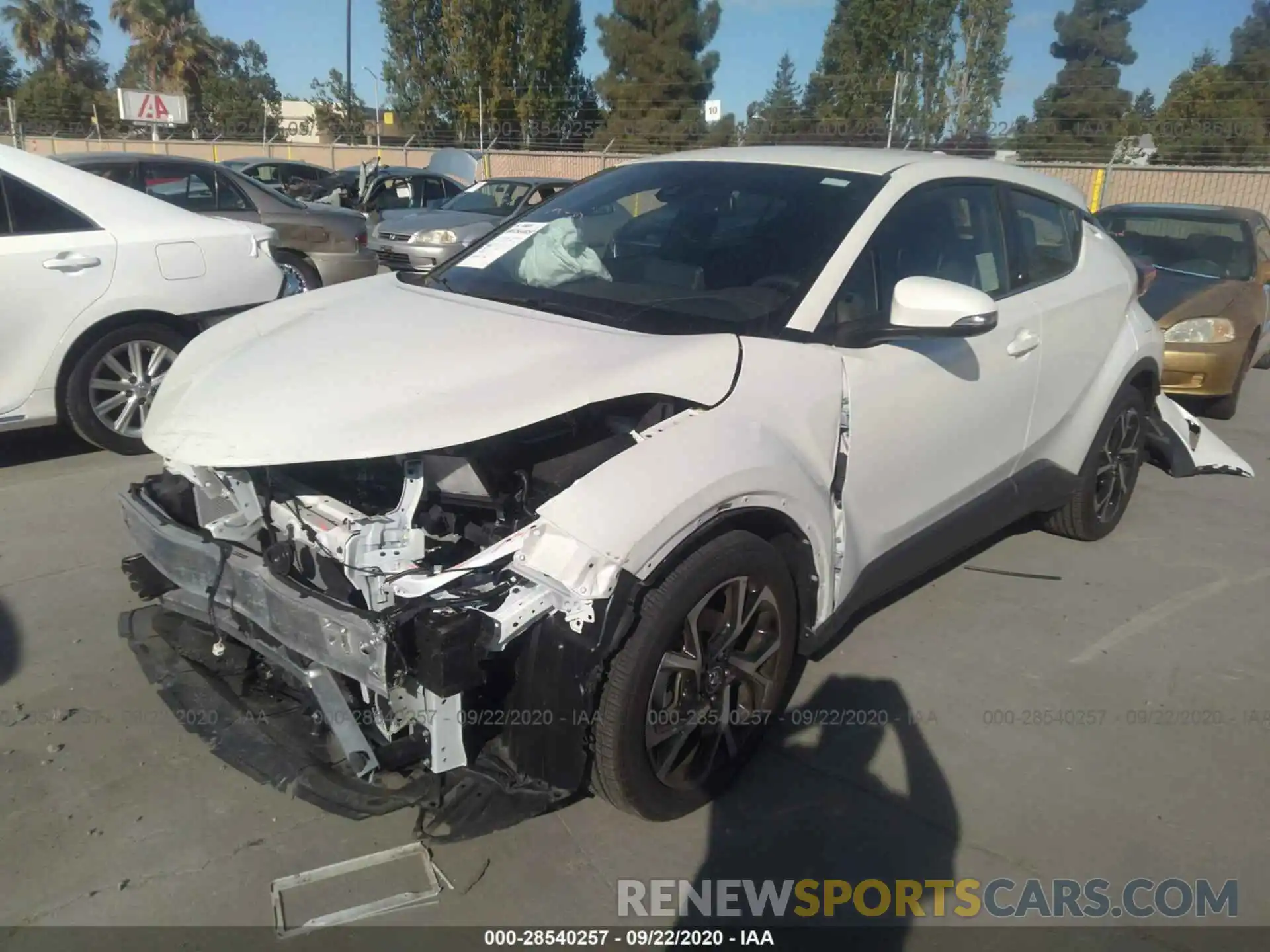 2 Photograph of a damaged car JTNKHMBX5K1055569 TOYOTA C-HR 2019