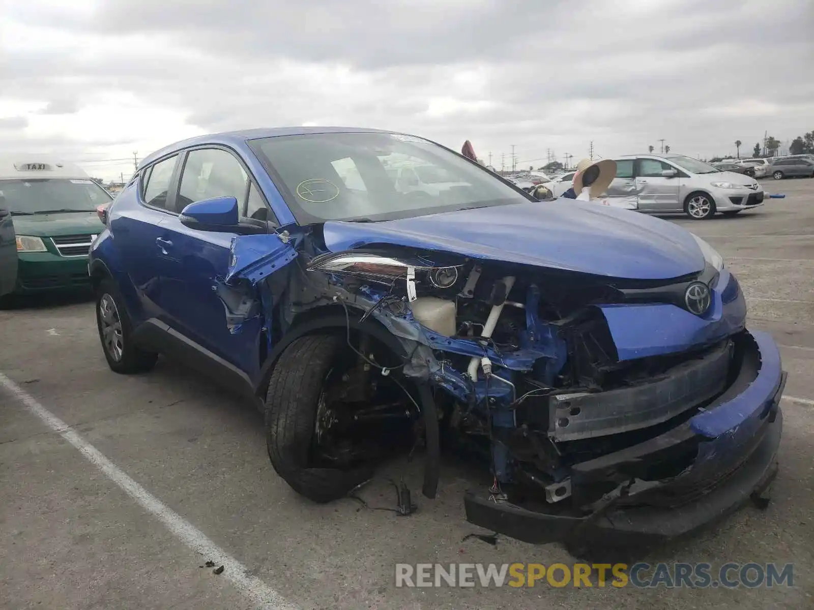 1 Photograph of a damaged car JTNKHMBX5K1055779 TOYOTA C-HR 2019