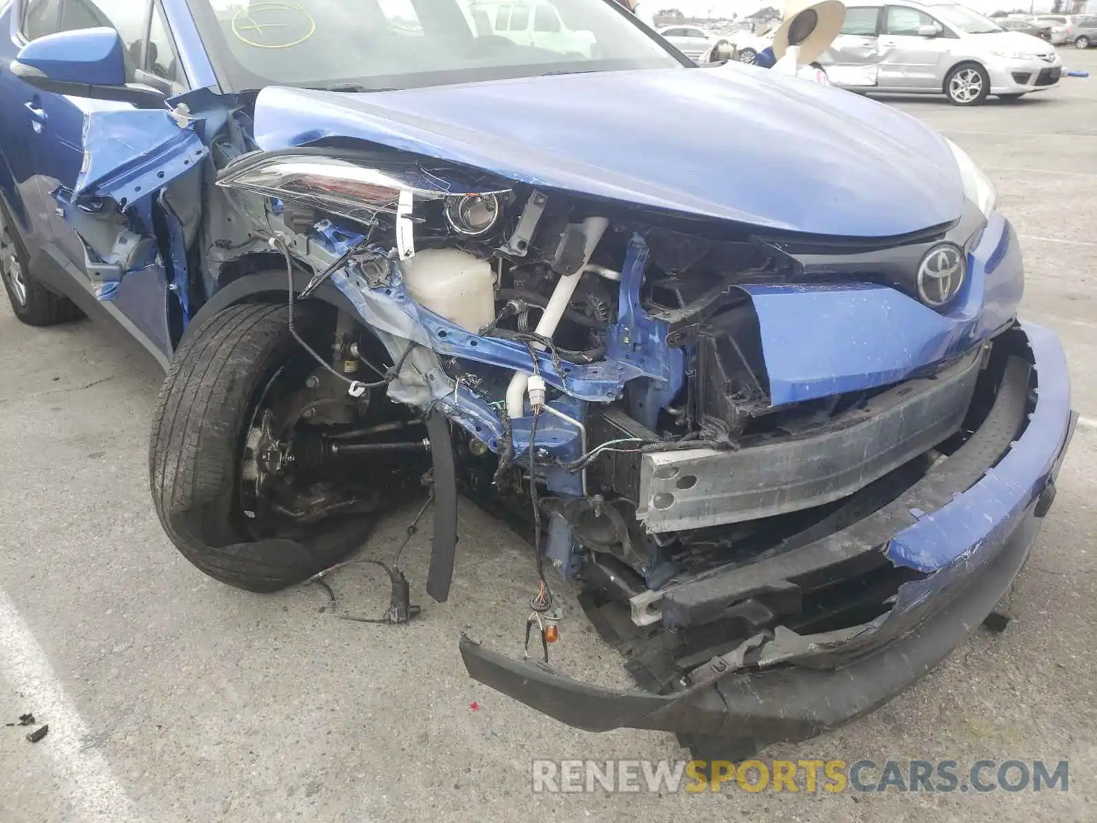 9 Photograph of a damaged car JTNKHMBX5K1055779 TOYOTA C-HR 2019