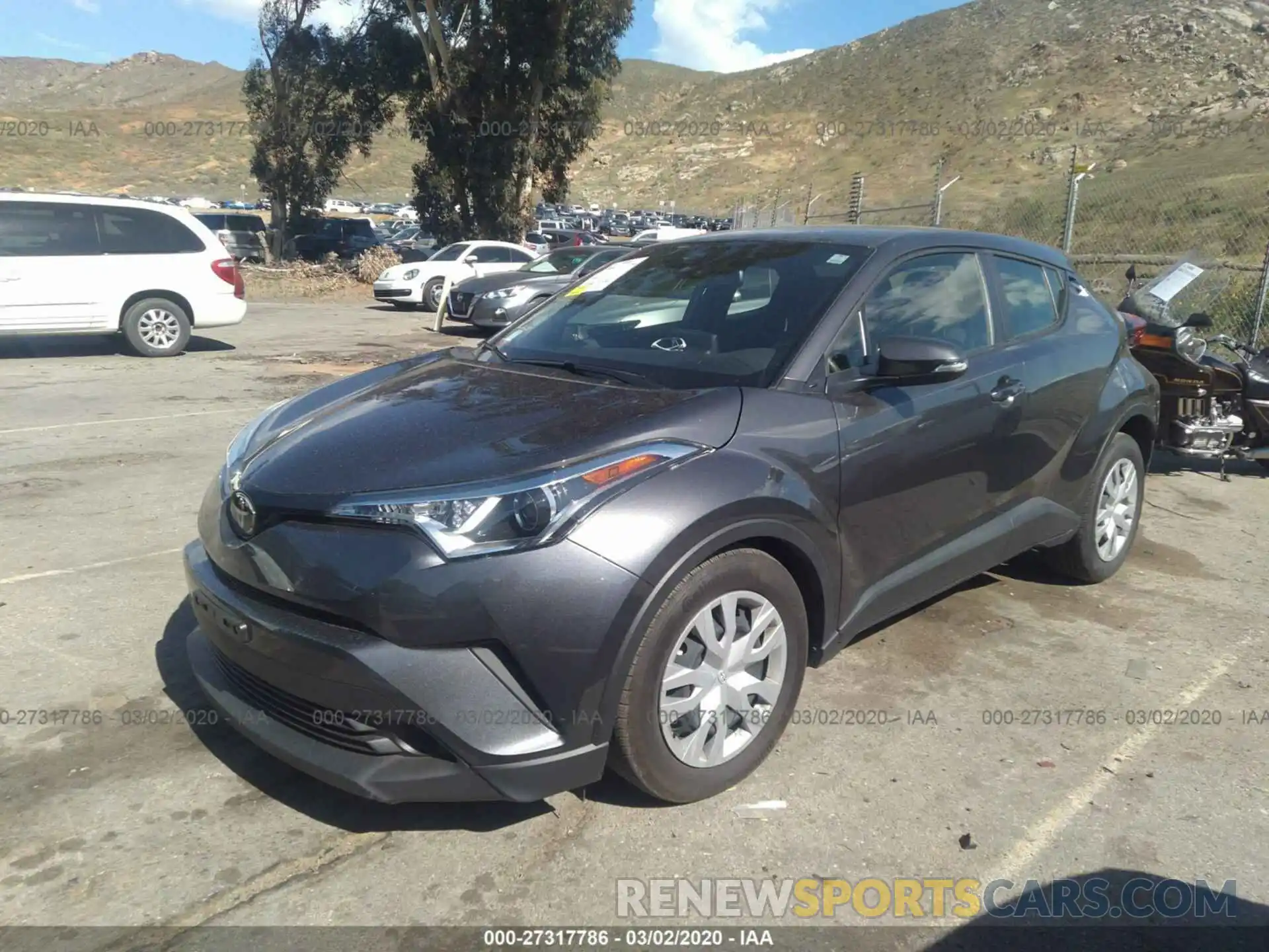 2 Photograph of a damaged car JTNKHMBX5K1056852 TOYOTA C-HR 2019