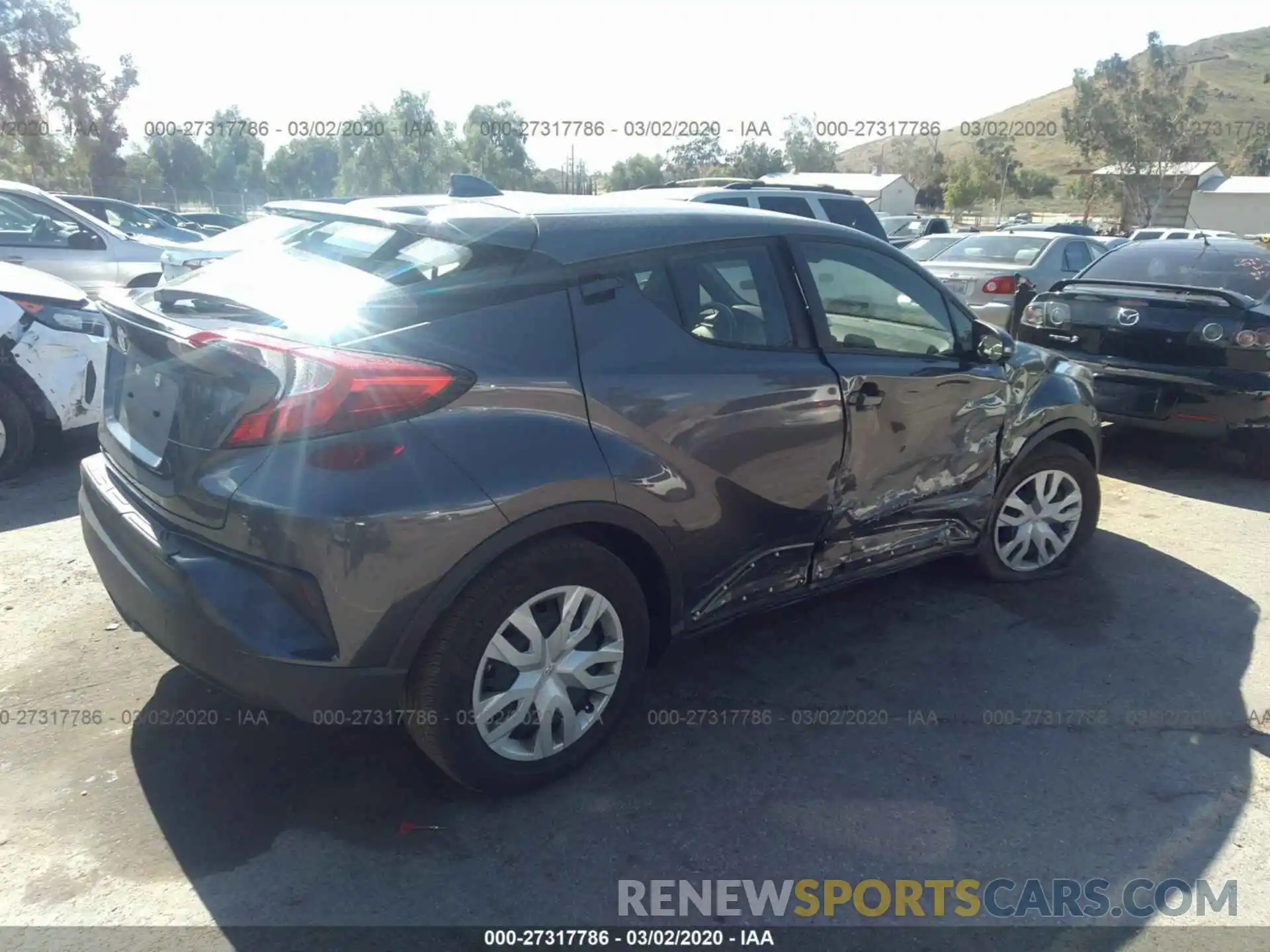 4 Photograph of a damaged car JTNKHMBX5K1056852 TOYOTA C-HR 2019