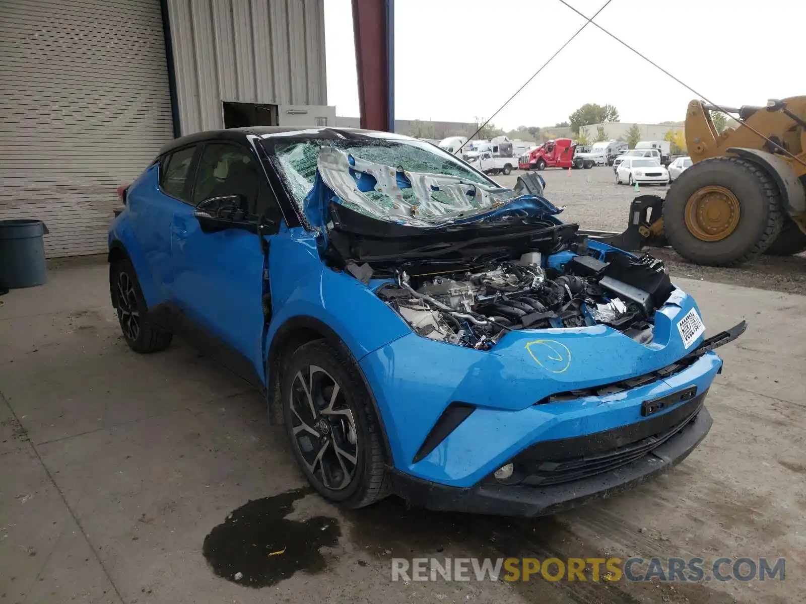 1 Photograph of a damaged car JTNKHMBX5K1057161 TOYOTA C-HR 2019