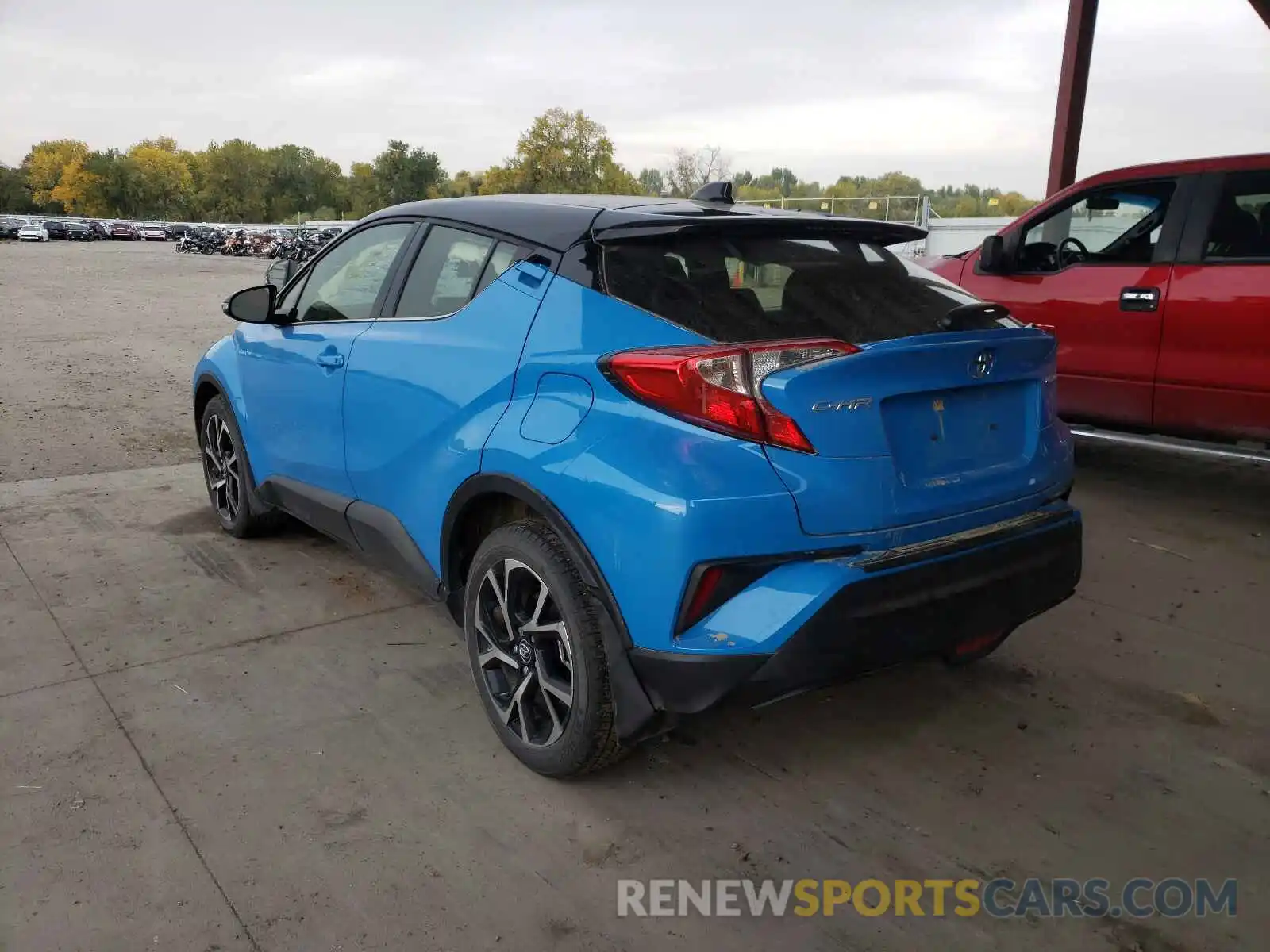 3 Photograph of a damaged car JTNKHMBX5K1057161 TOYOTA C-HR 2019