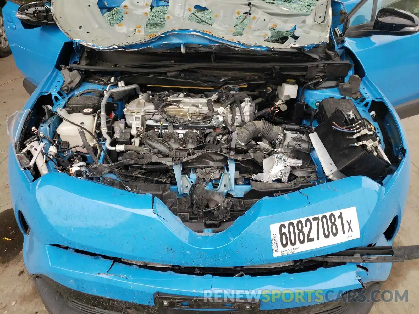 7 Photograph of a damaged car JTNKHMBX5K1057161 TOYOTA C-HR 2019