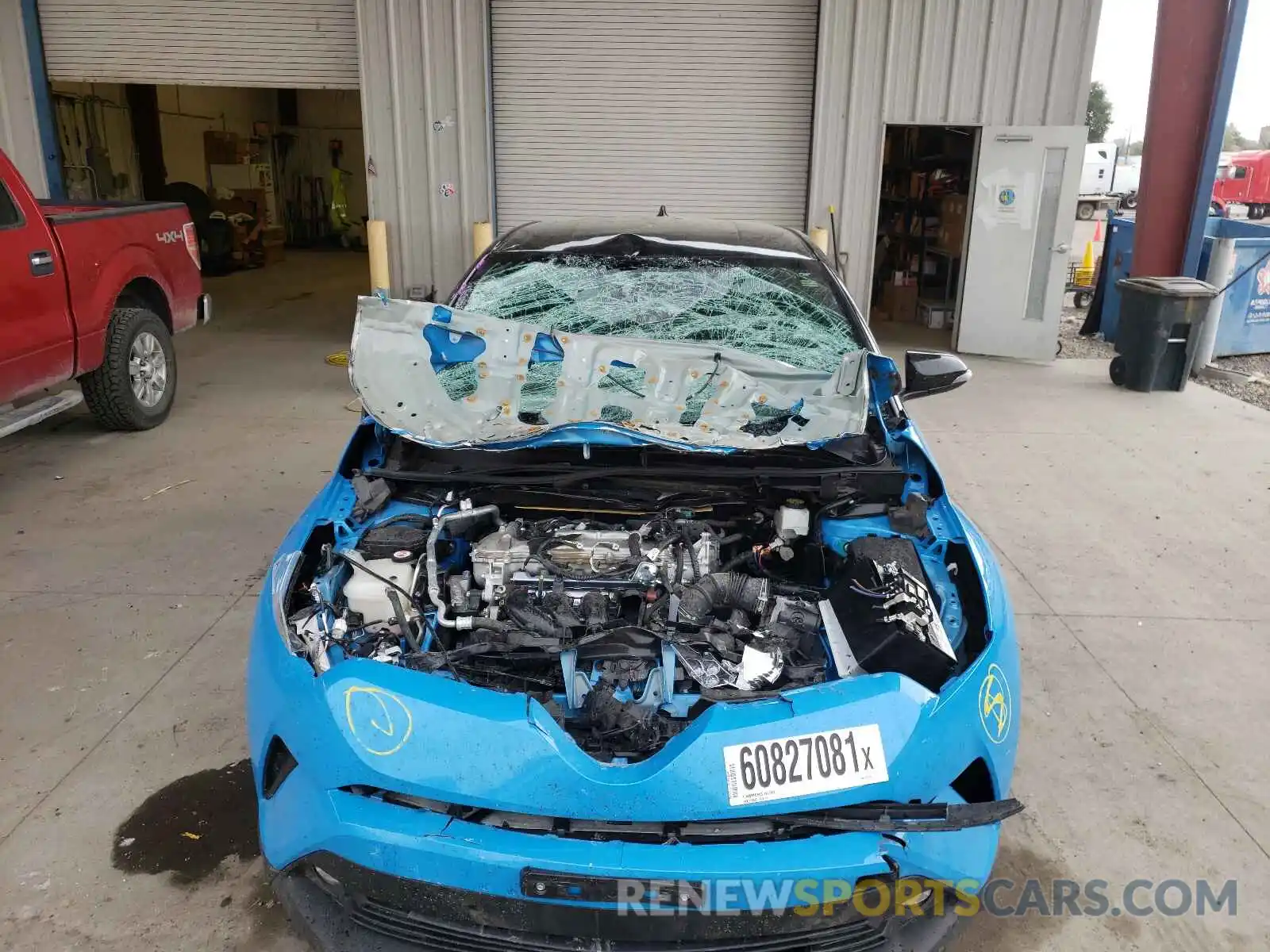 9 Photograph of a damaged car JTNKHMBX5K1057161 TOYOTA C-HR 2019