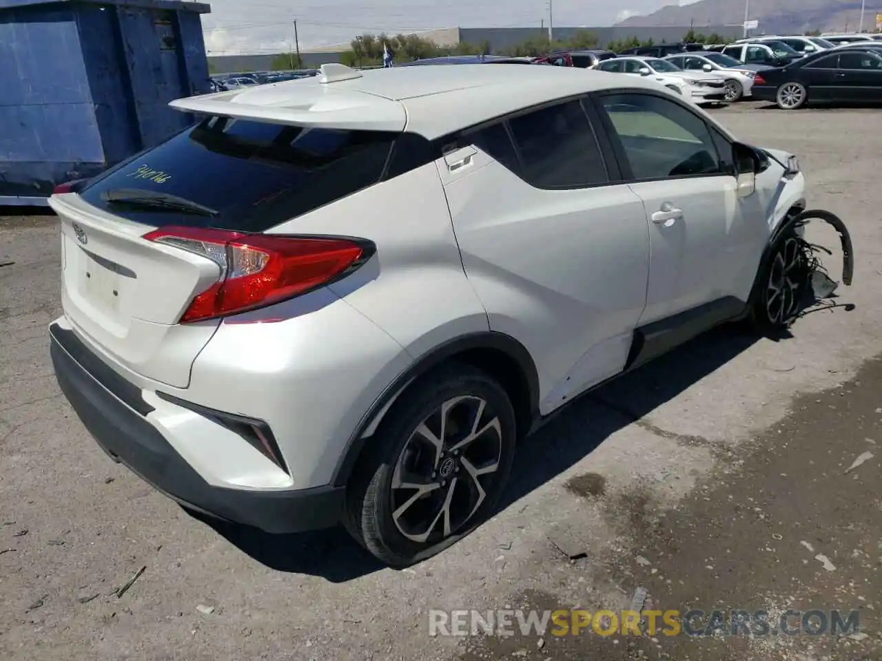 4 Photograph of a damaged car JTNKHMBX5K1057399 TOYOTA C-HR 2019