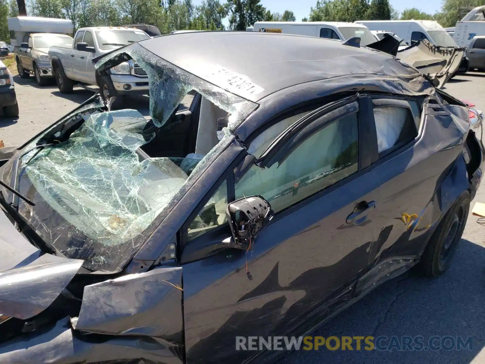 10 Photograph of a damaged car JTNKHMBX5K1057998 TOYOTA C-HR 2019