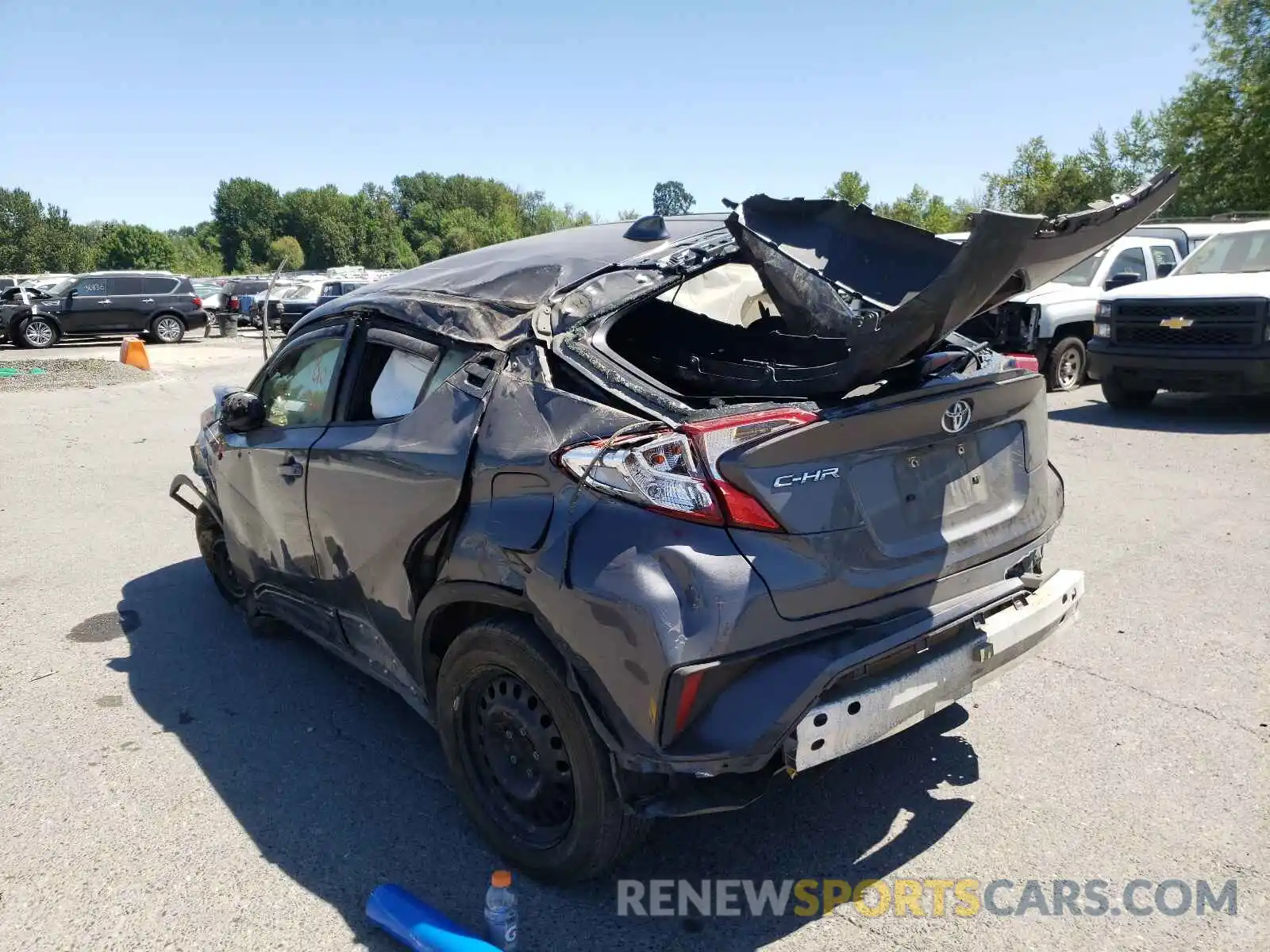 3 Photograph of a damaged car JTNKHMBX5K1057998 TOYOTA C-HR 2019