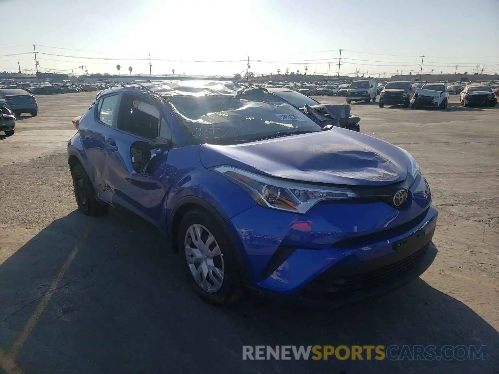 1 Photograph of a damaged car JTNKHMBX5K1058004 TOYOTA C-HR 2019