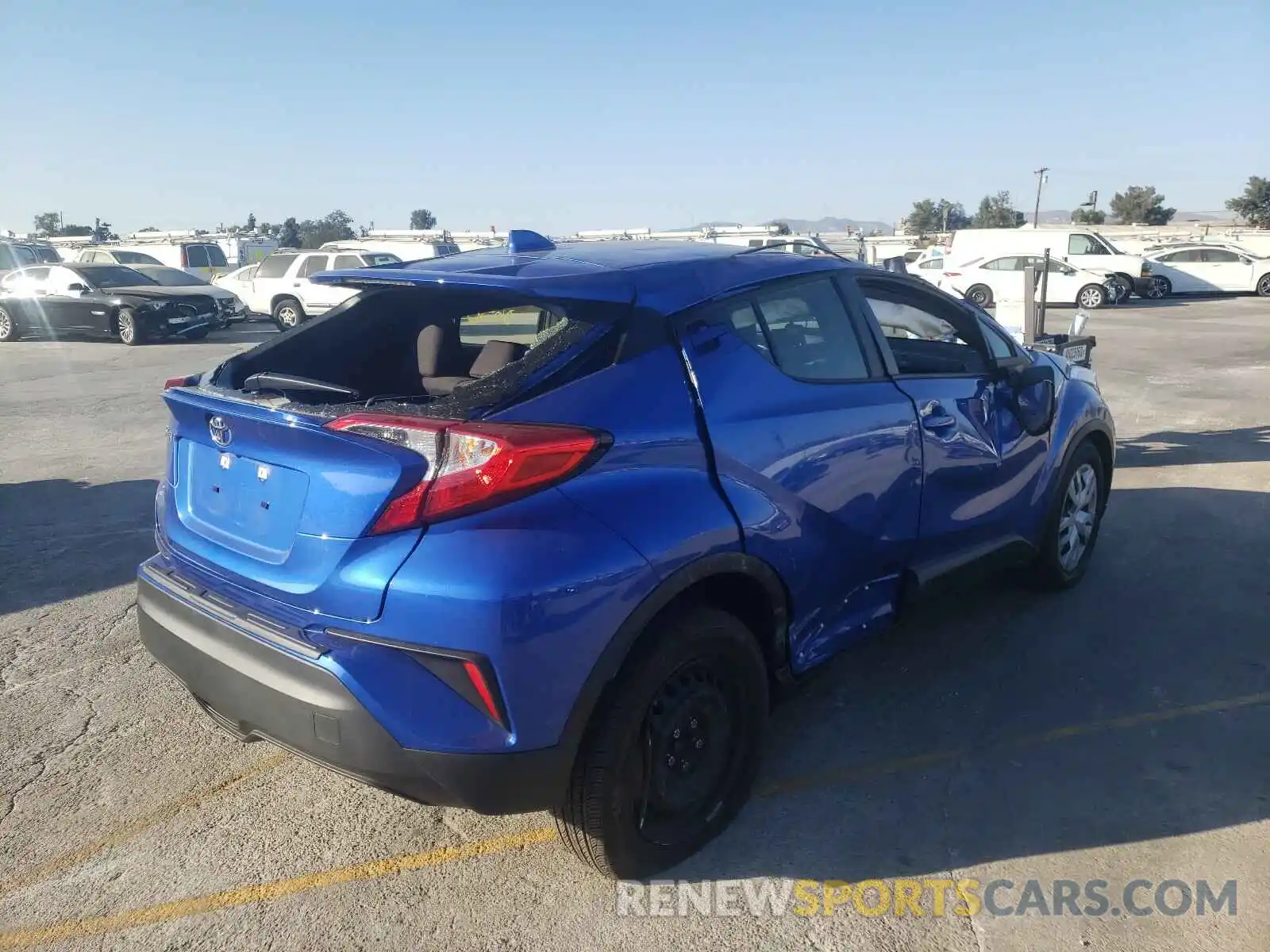 4 Photograph of a damaged car JTNKHMBX5K1058004 TOYOTA C-HR 2019