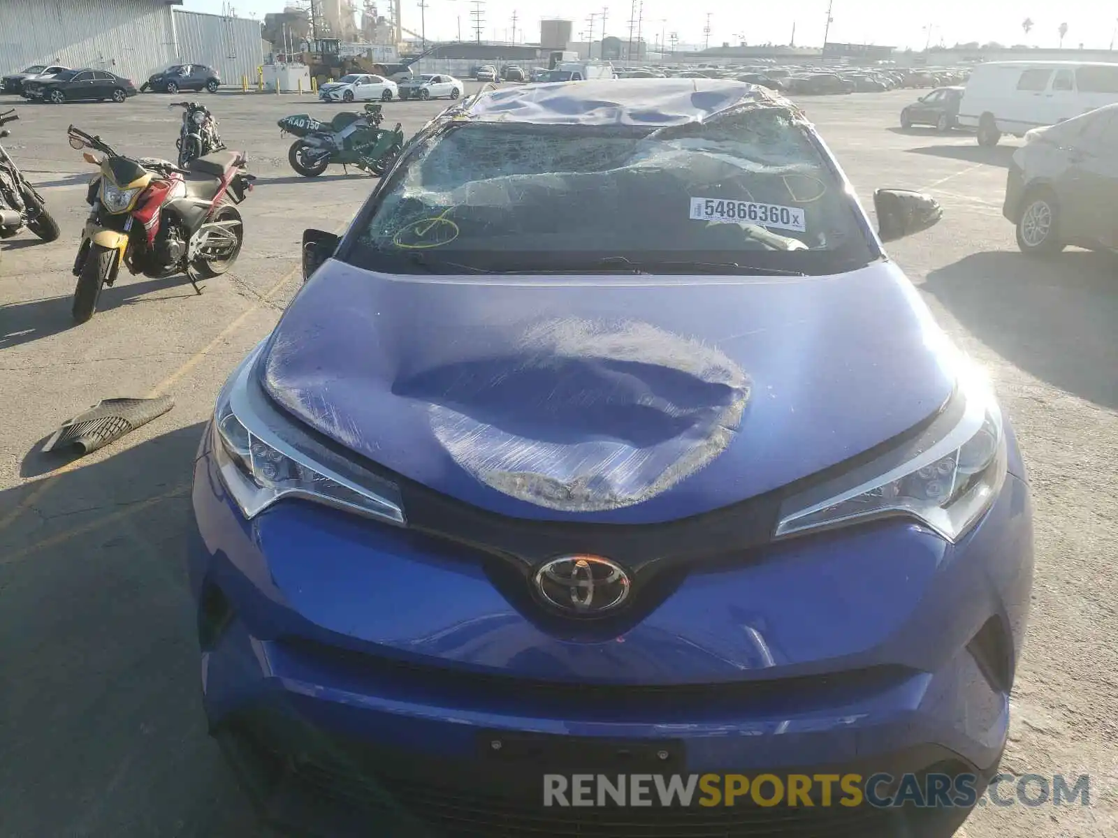 9 Photograph of a damaged car JTNKHMBX5K1058004 TOYOTA C-HR 2019