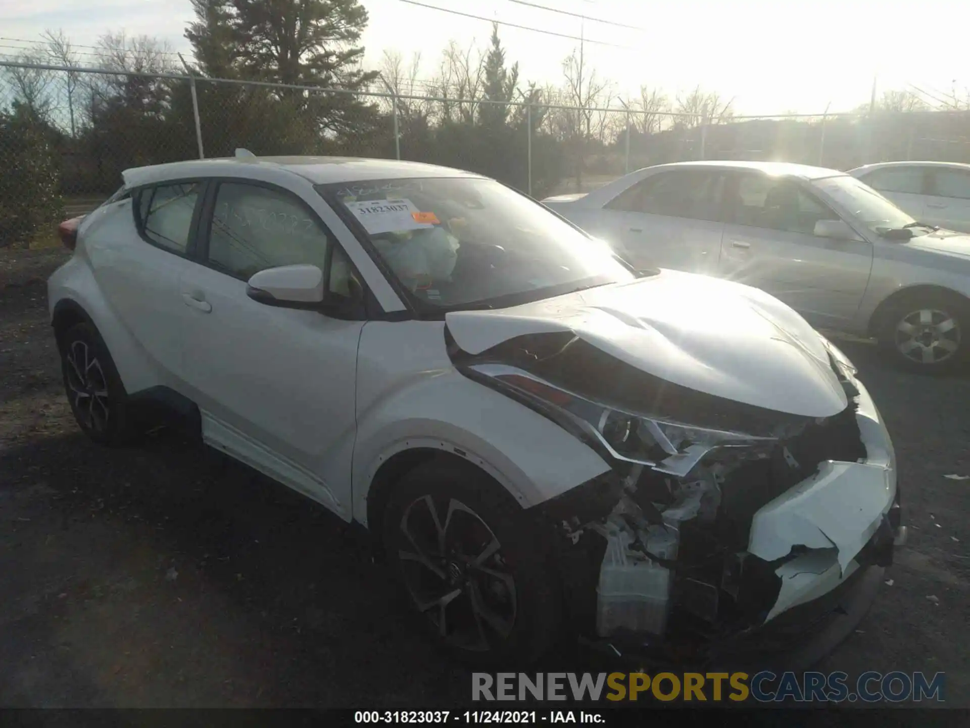 1 Photograph of a damaged car JTNKHMBX5K1059122 TOYOTA C-HR 2019