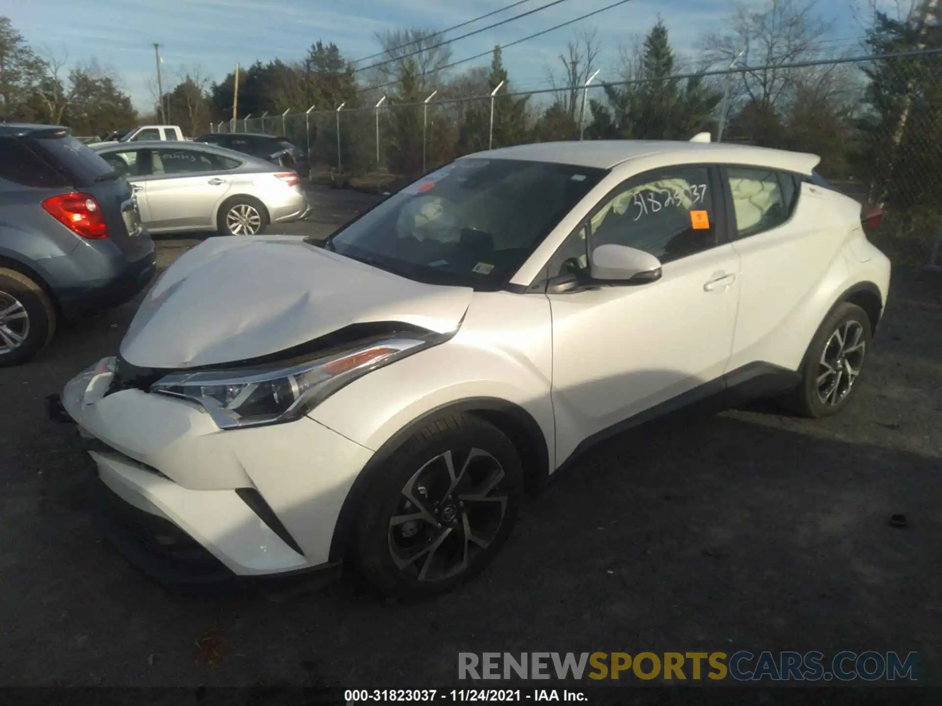 2 Photograph of a damaged car JTNKHMBX5K1059122 TOYOTA C-HR 2019