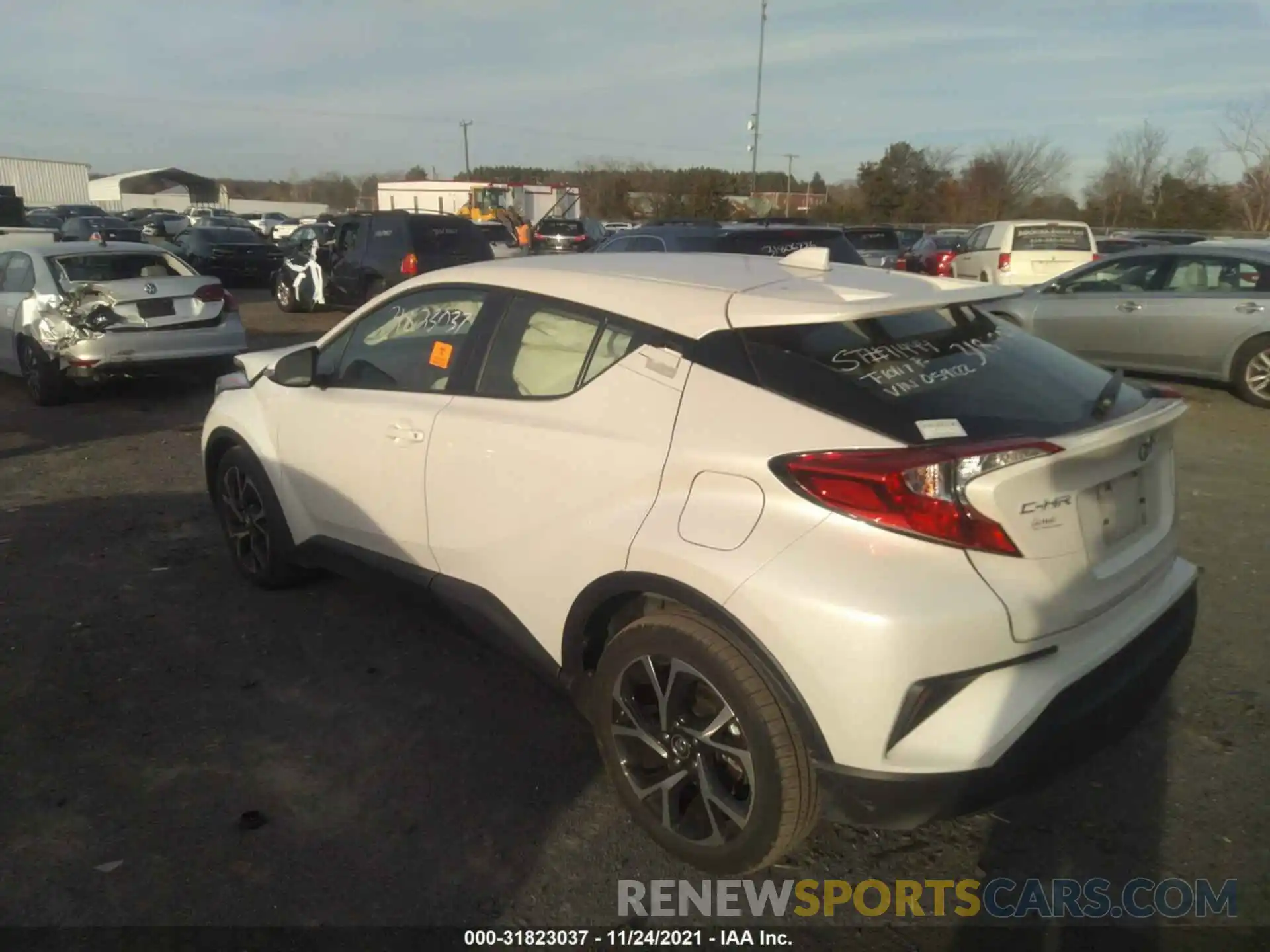 3 Photograph of a damaged car JTNKHMBX5K1059122 TOYOTA C-HR 2019