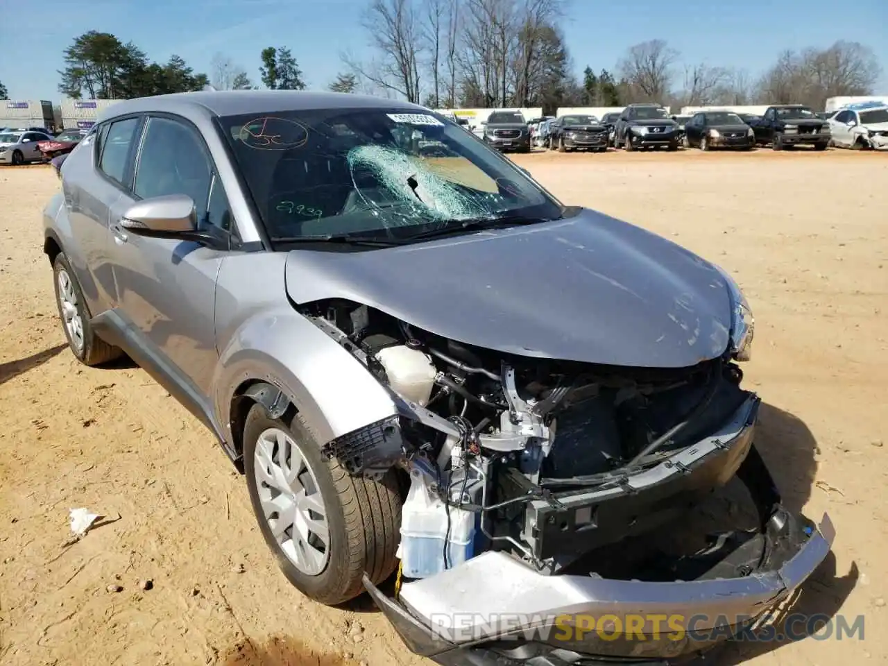 1 Photograph of a damaged car JTNKHMBX5K1060951 TOYOTA C-HR 2019