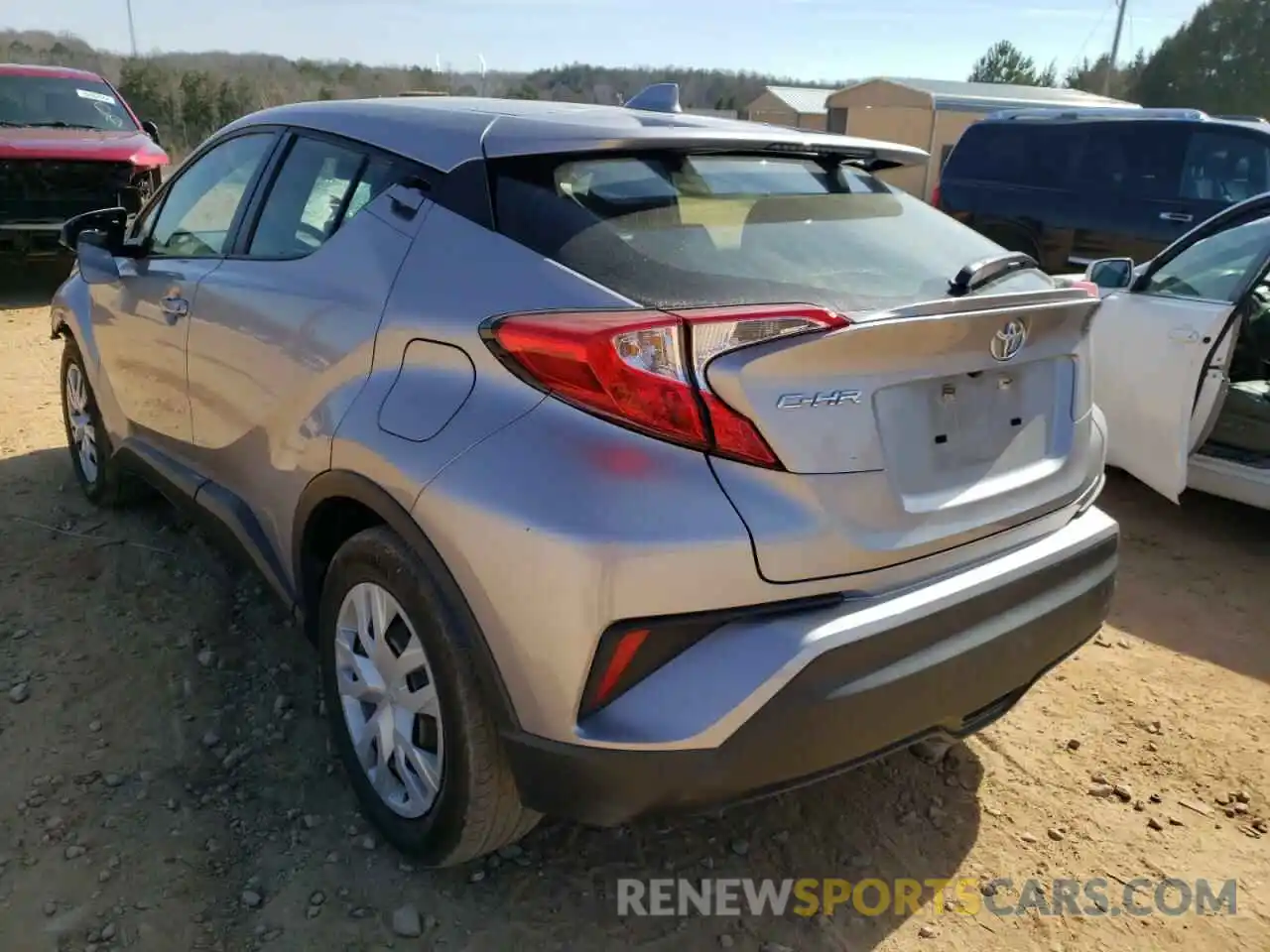 3 Photograph of a damaged car JTNKHMBX5K1060951 TOYOTA C-HR 2019