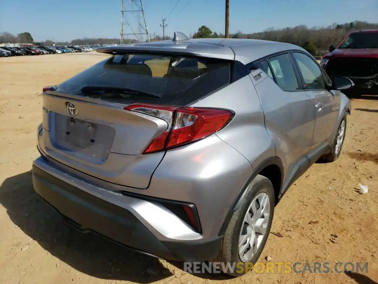 4 Photograph of a damaged car JTNKHMBX5K1060951 TOYOTA C-HR 2019