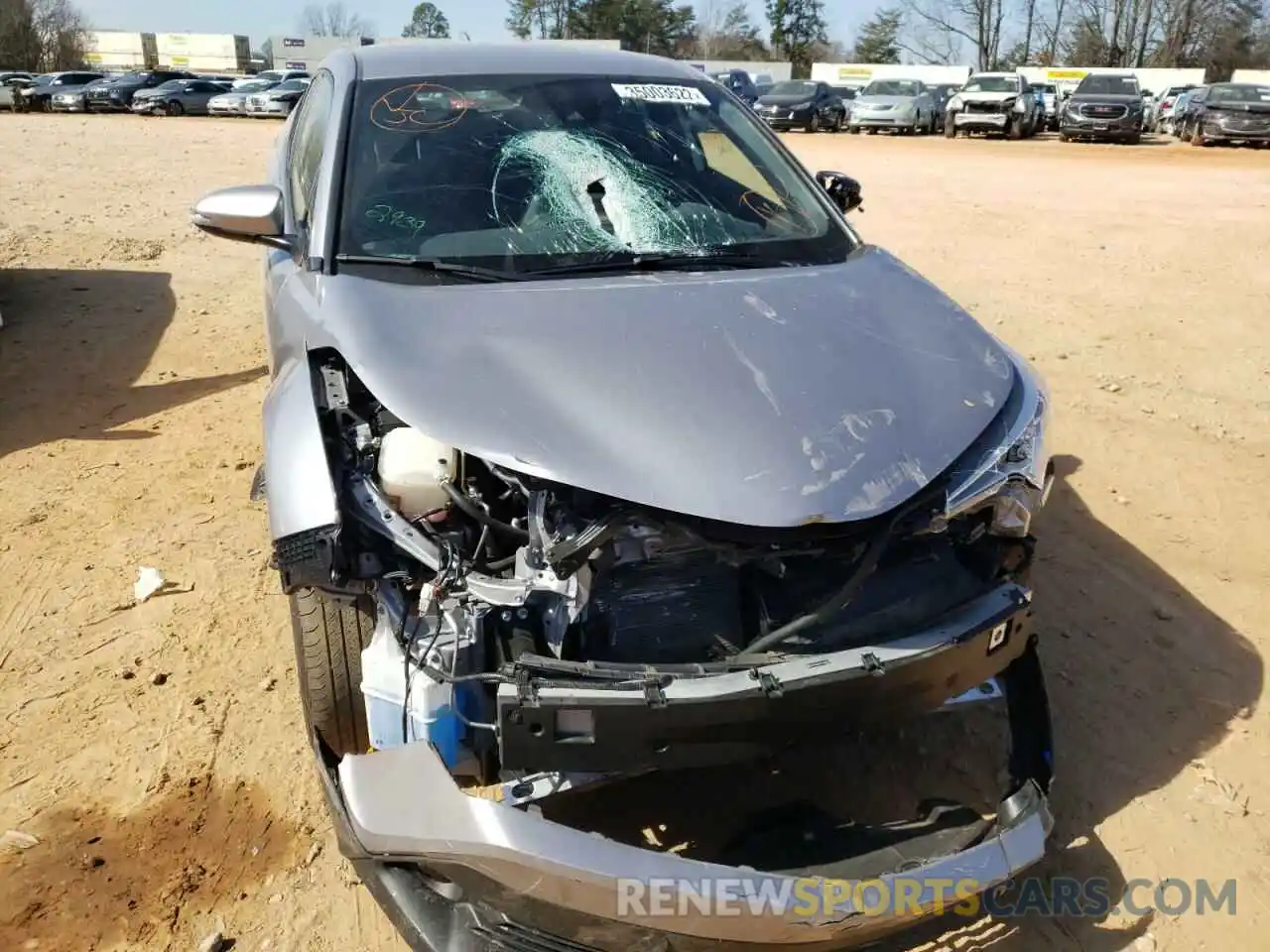 9 Photograph of a damaged car JTNKHMBX5K1060951 TOYOTA C-HR 2019