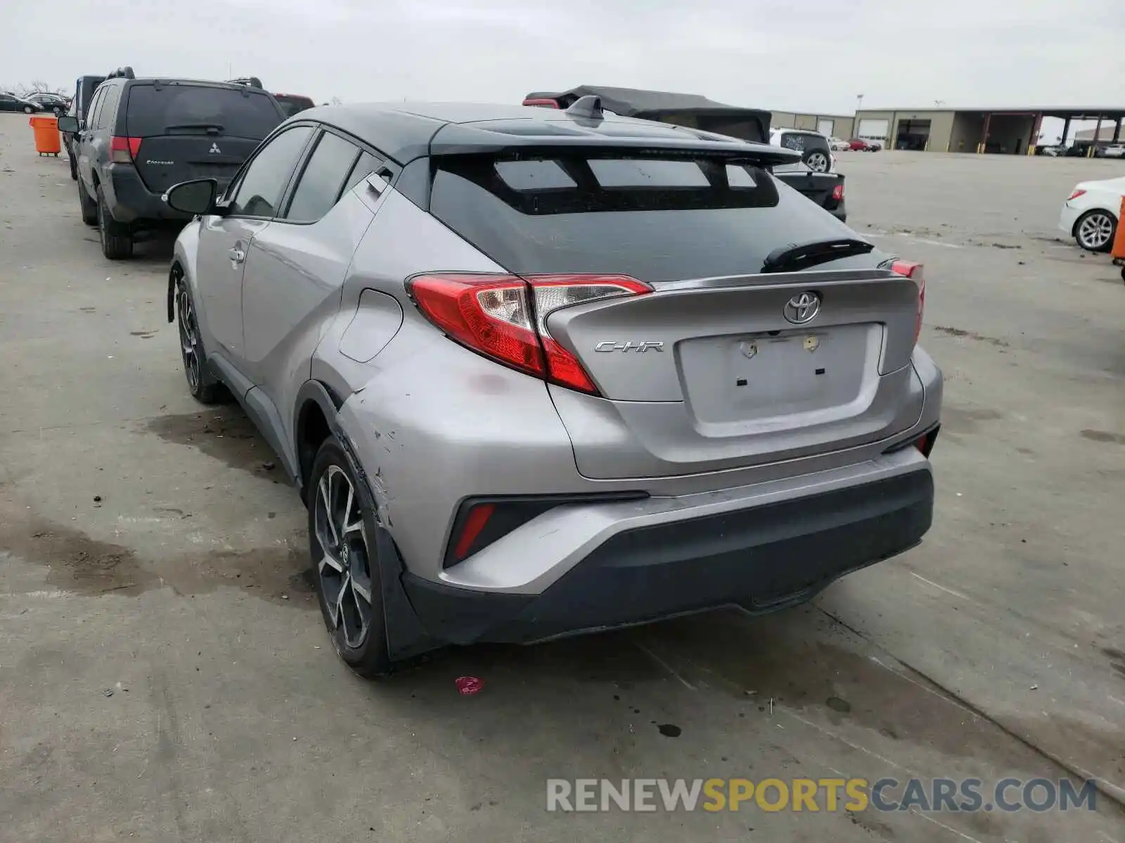 3 Photograph of a damaged car JTNKHMBX5K1061288 TOYOTA C-HR 2019