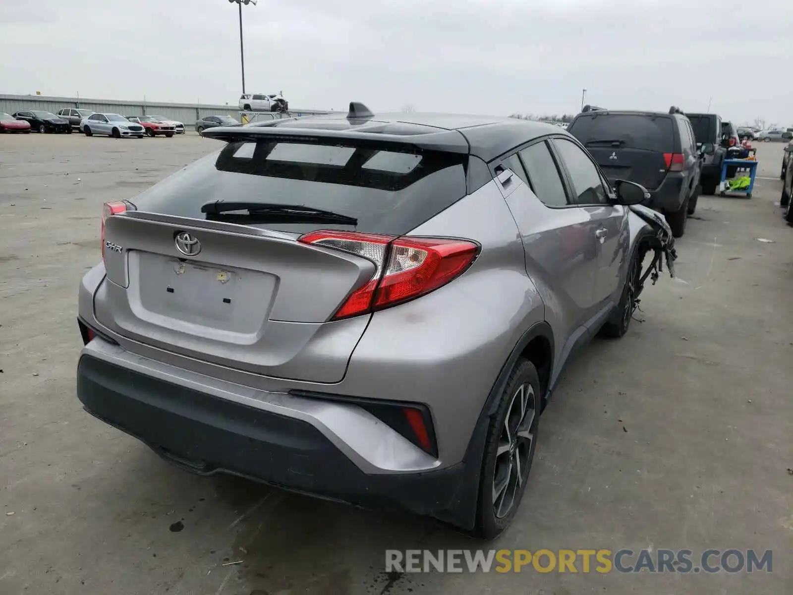 4 Photograph of a damaged car JTNKHMBX5K1061288 TOYOTA C-HR 2019