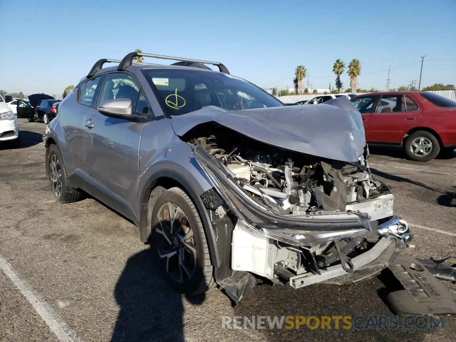 1 Photograph of a damaged car JTNKHMBX5K1061906 TOYOTA C-HR 2019