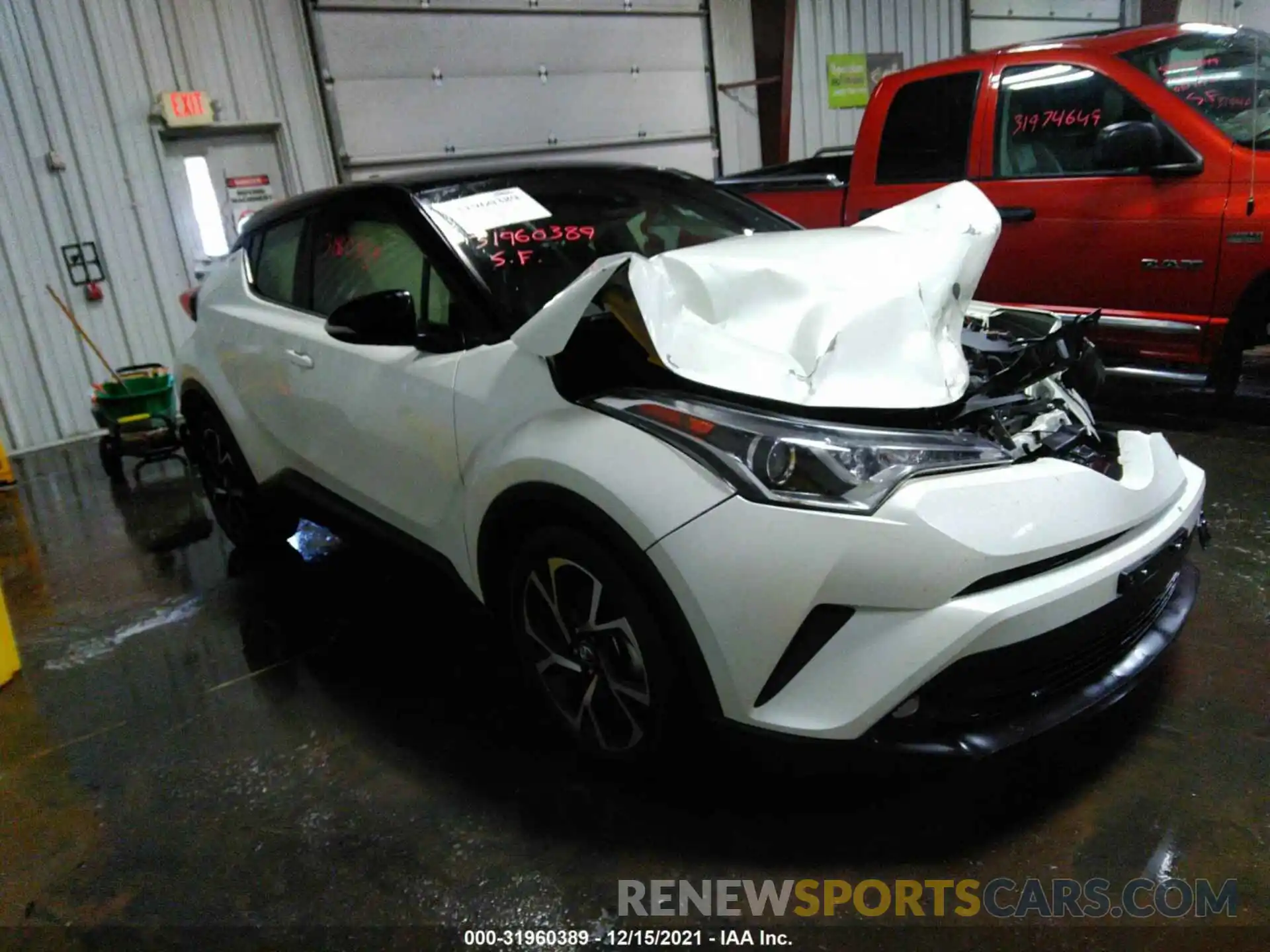 1 Photograph of a damaged car JTNKHMBX5K1062358 TOYOTA C-HR 2019