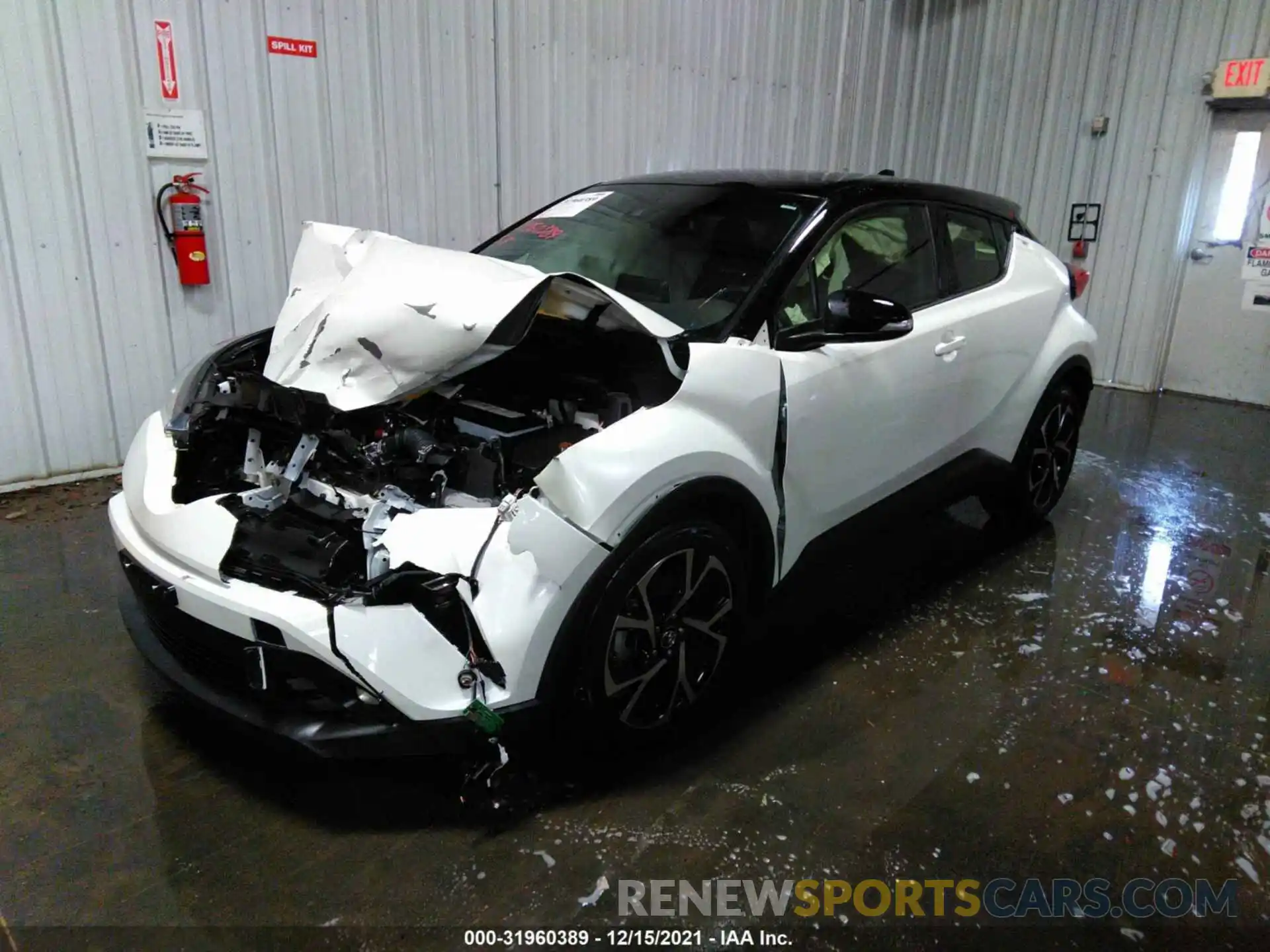 2 Photograph of a damaged car JTNKHMBX5K1062358 TOYOTA C-HR 2019