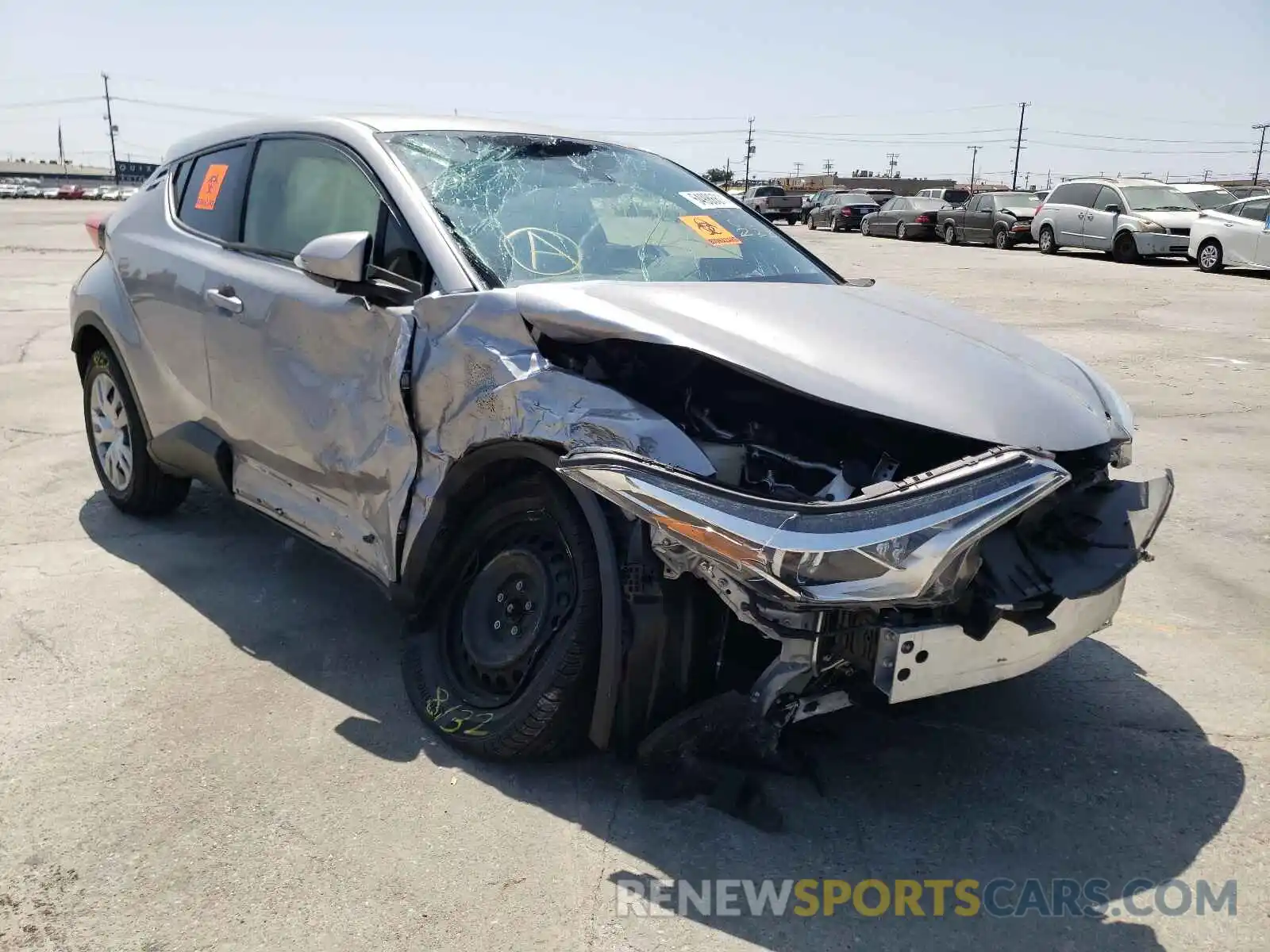 1 Photograph of a damaged car JTNKHMBX6K1012035 TOYOTA C-HR 2019