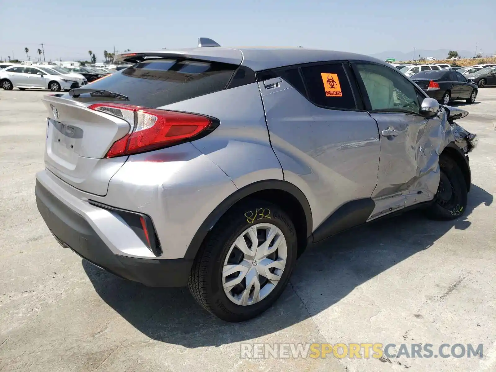 4 Photograph of a damaged car JTNKHMBX6K1012035 TOYOTA C-HR 2019