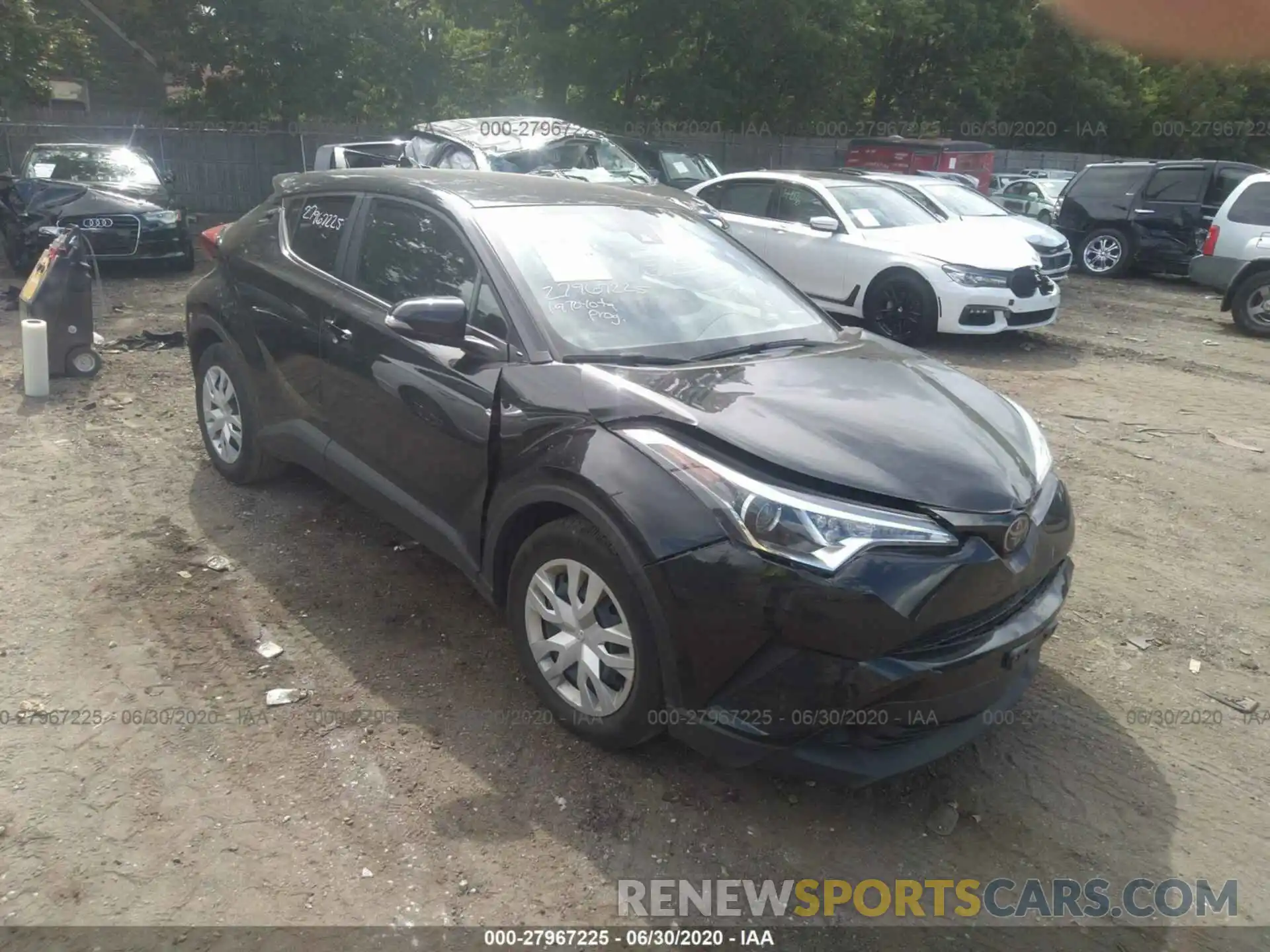 1 Photograph of a damaged car JTNKHMBX6K1015842 TOYOTA C-HR 2019