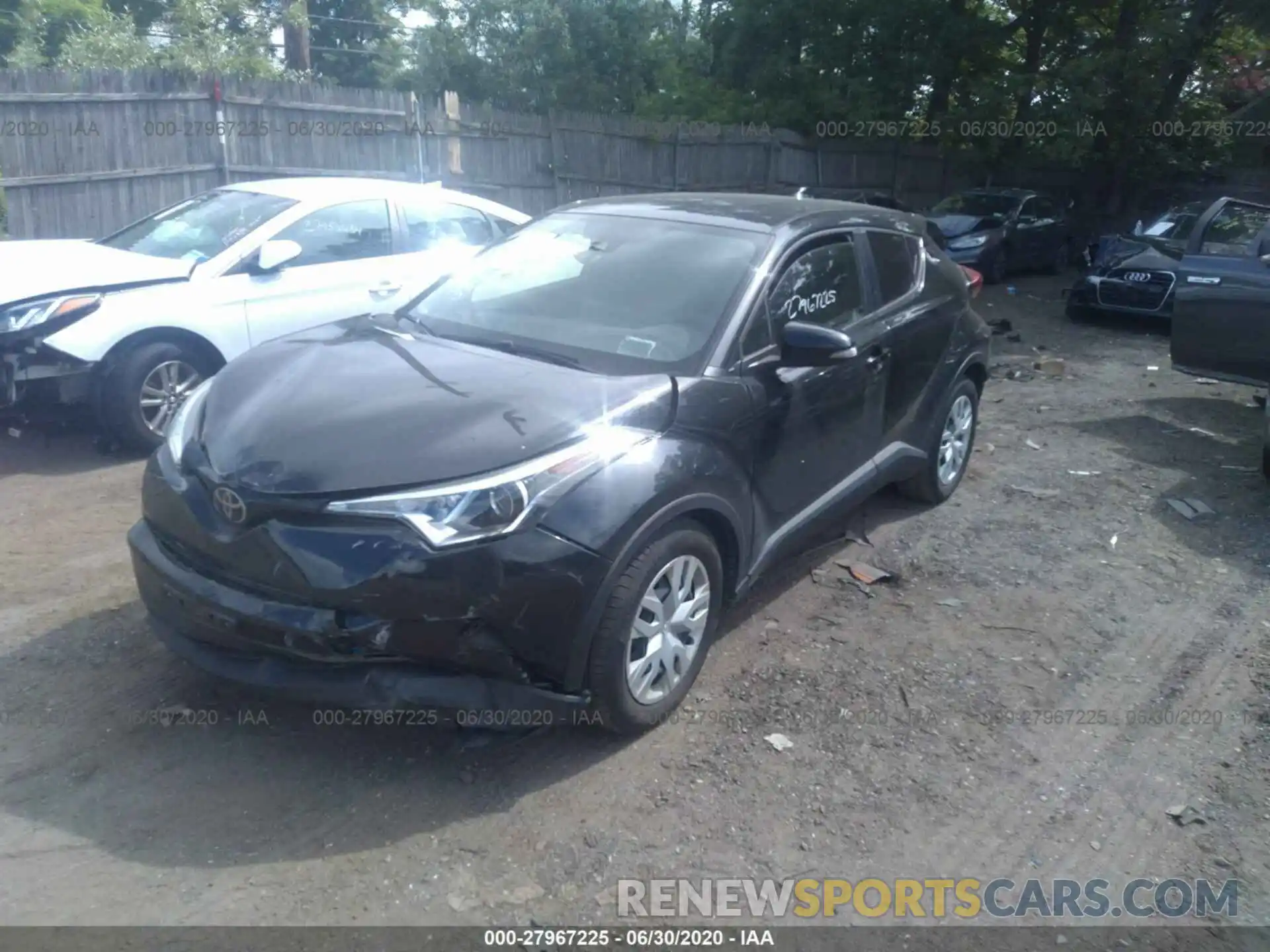 2 Photograph of a damaged car JTNKHMBX6K1015842 TOYOTA C-HR 2019