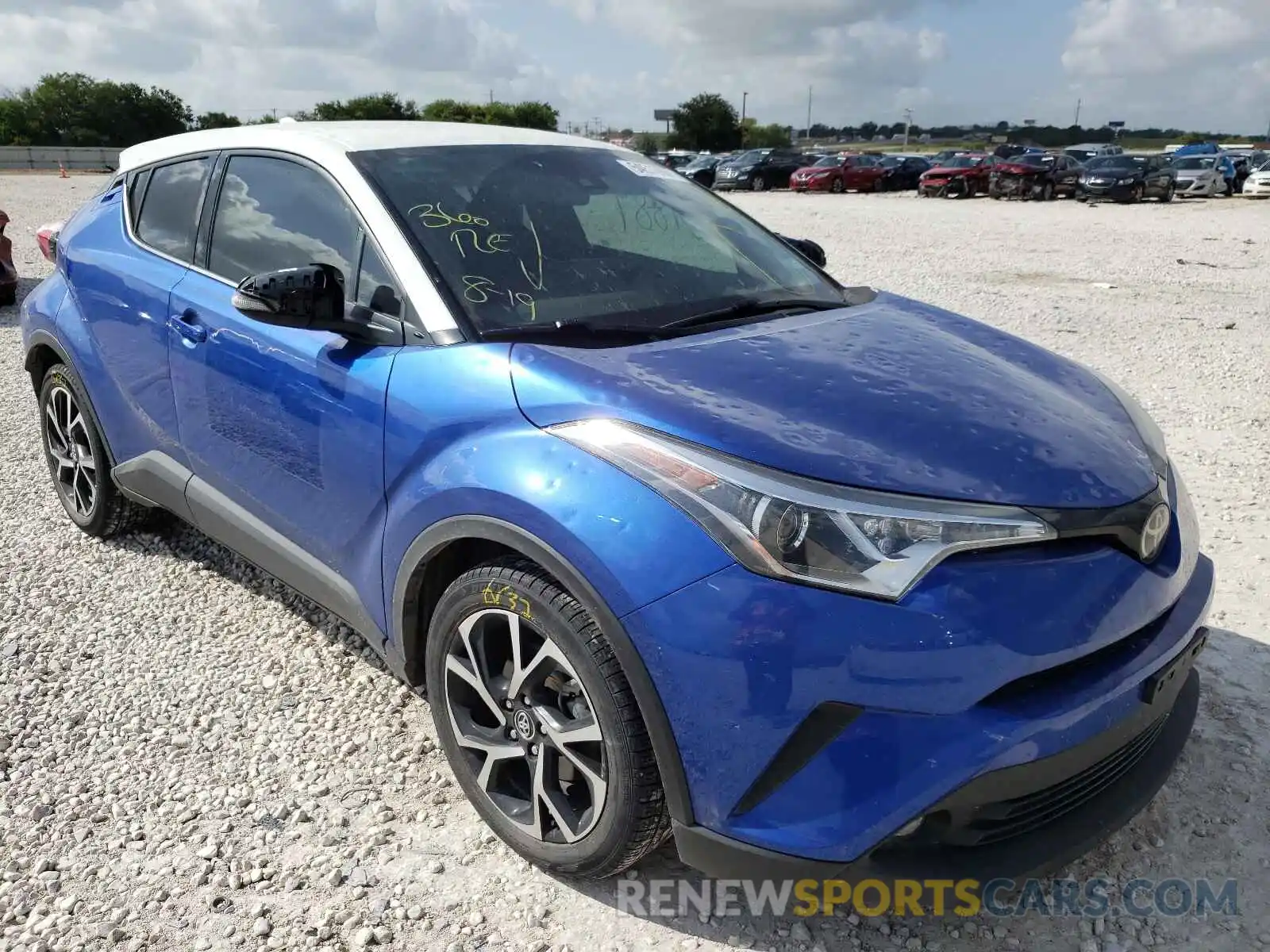 1 Photograph of a damaged car JTNKHMBX6K1016330 TOYOTA C-HR 2019