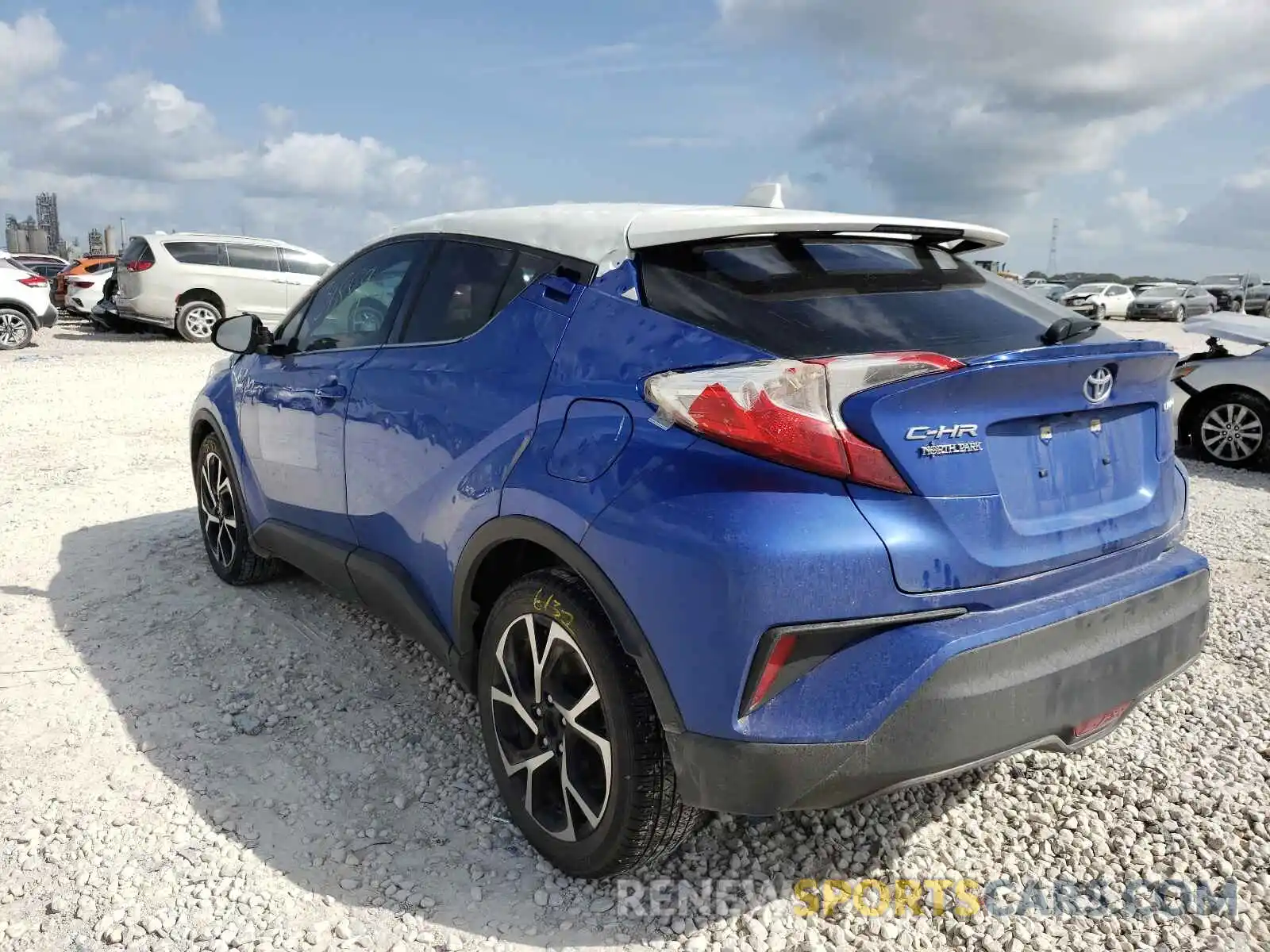 3 Фотография поврежденного автомобиля JTNKHMBX6K1016330 TOYOTA C-HR 2019