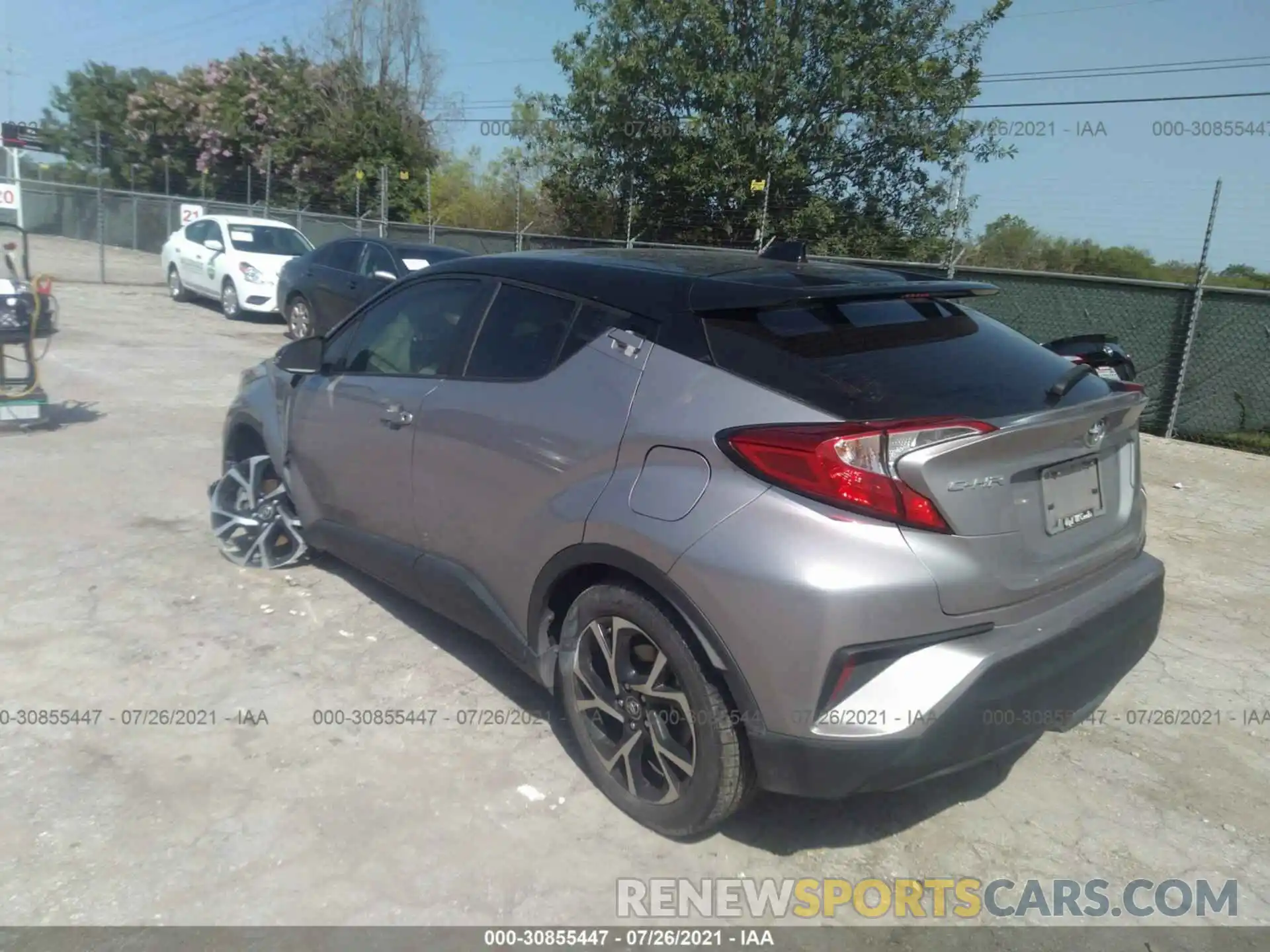 3 Photograph of a damaged car JTNKHMBX6K1017414 TOYOTA C-HR 2019